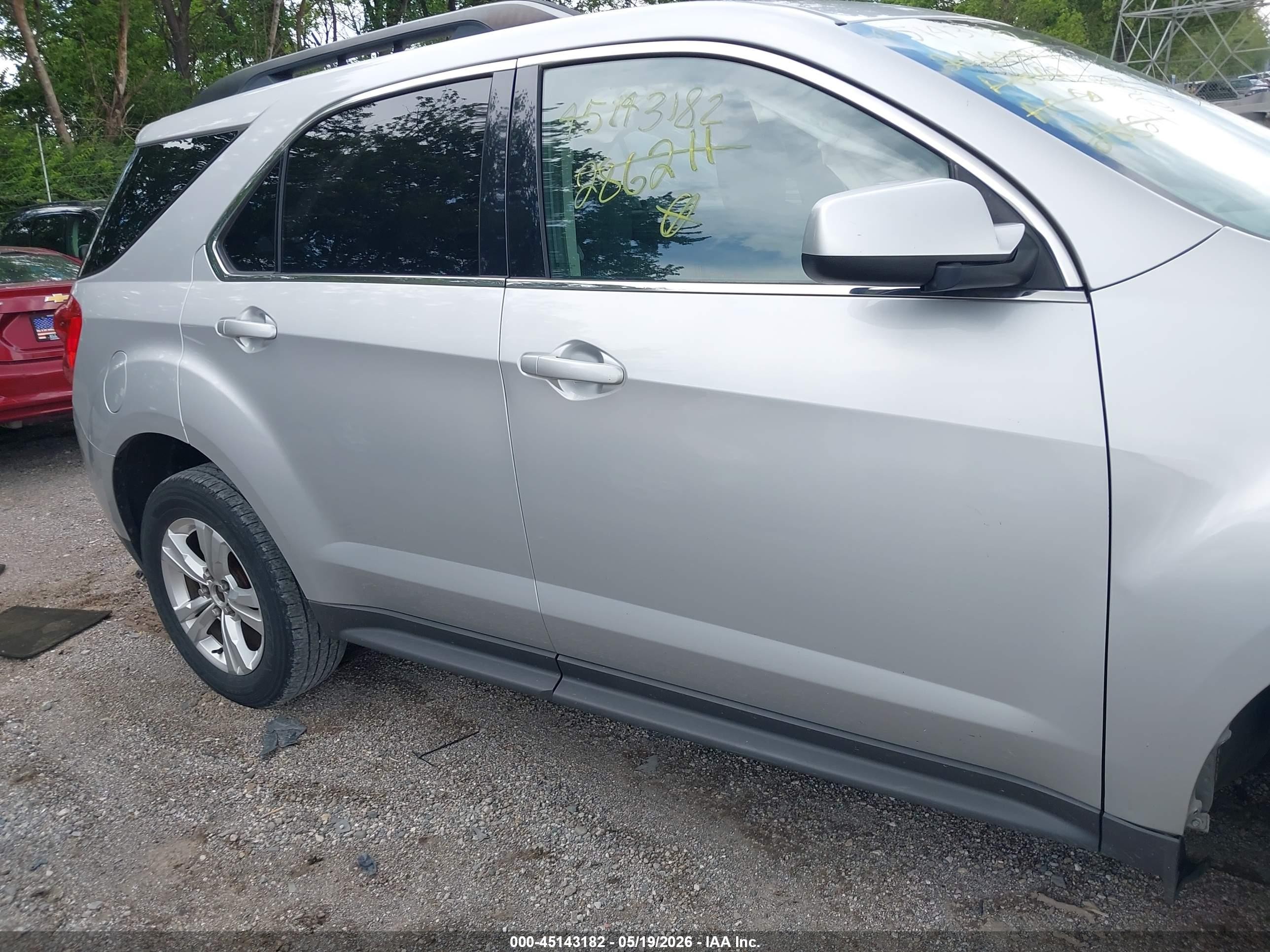 2014 Chevrolet Equinox 1lt Silver vin: 2GNALBEK5E6286211