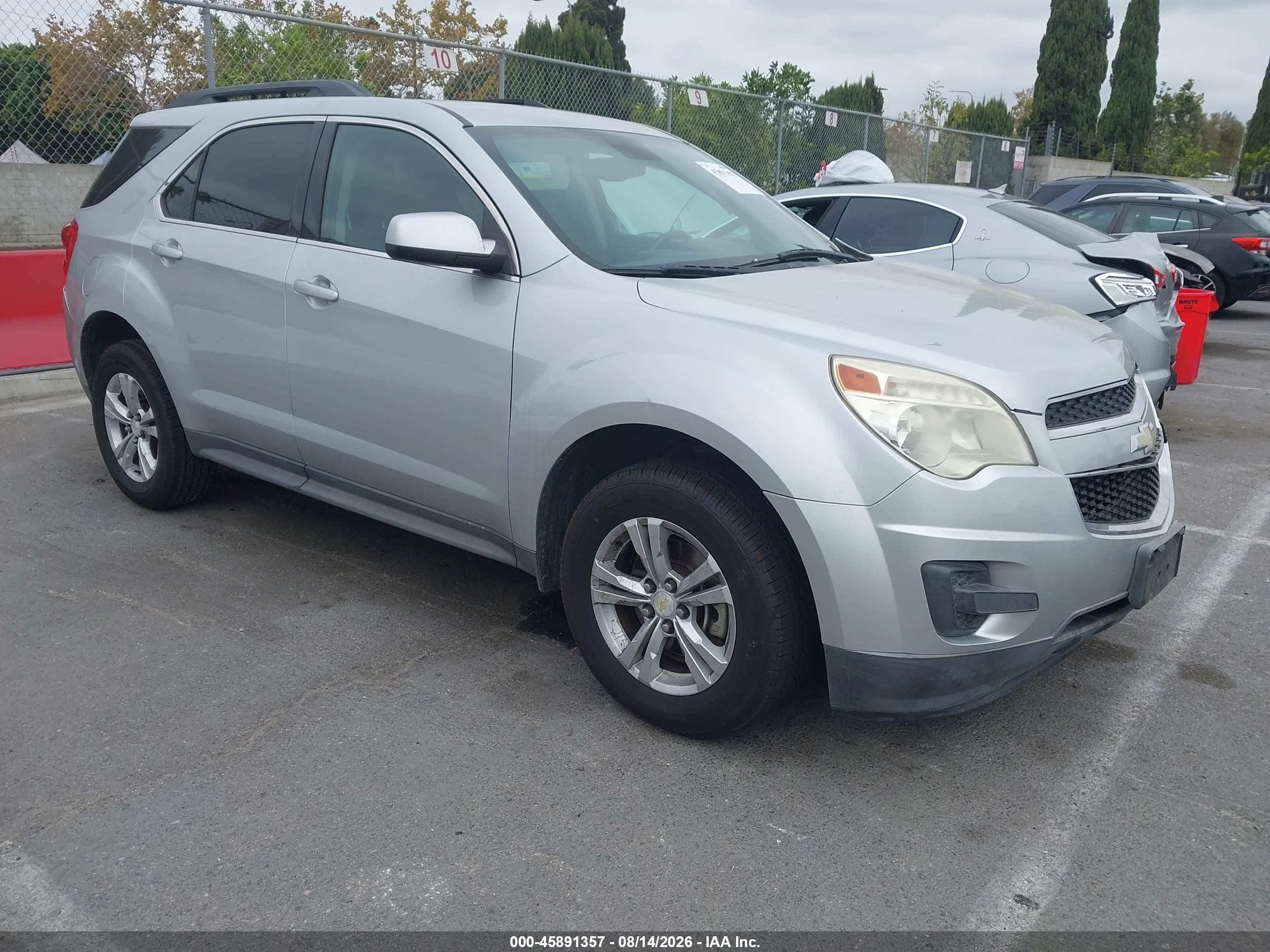 2014 Chevrolet Equinox Lt Silver vin: 2GNALBEK5E6297127