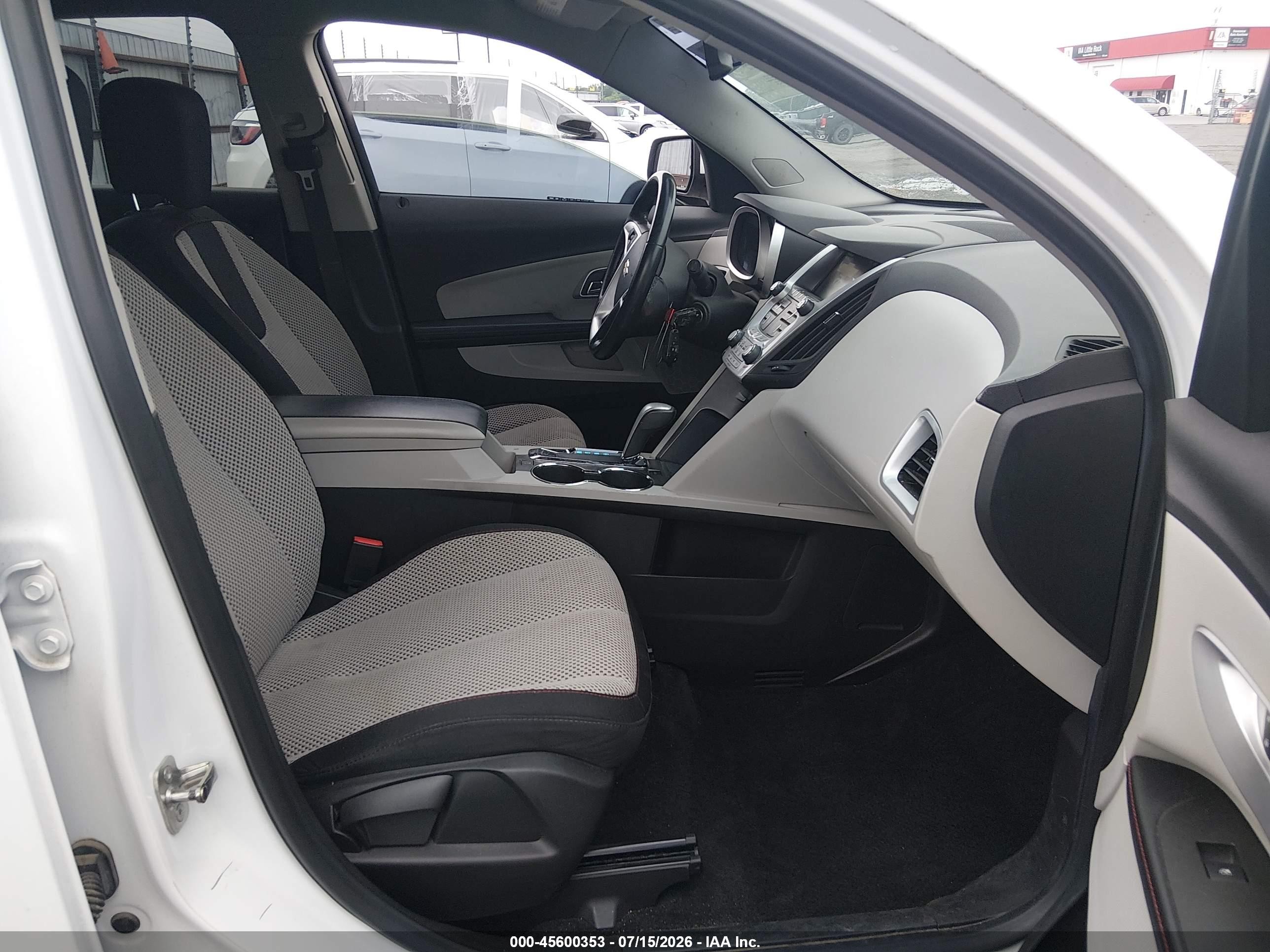2015 Chevrolet Equinox Lt White vin: 2GNALBEK5F1102433