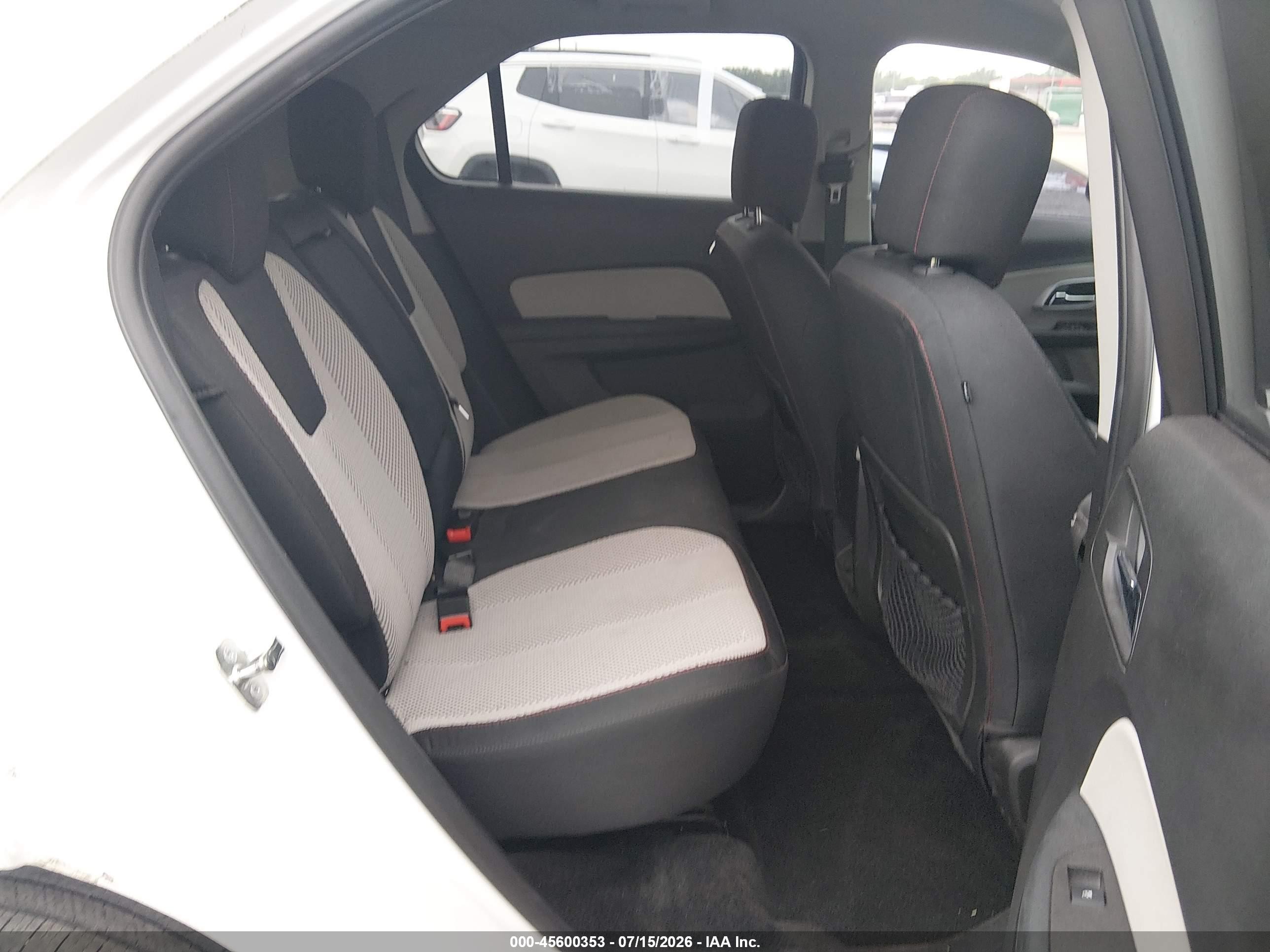 2015 Chevrolet Equinox Lt White vin: 2GNALBEK5F1102433