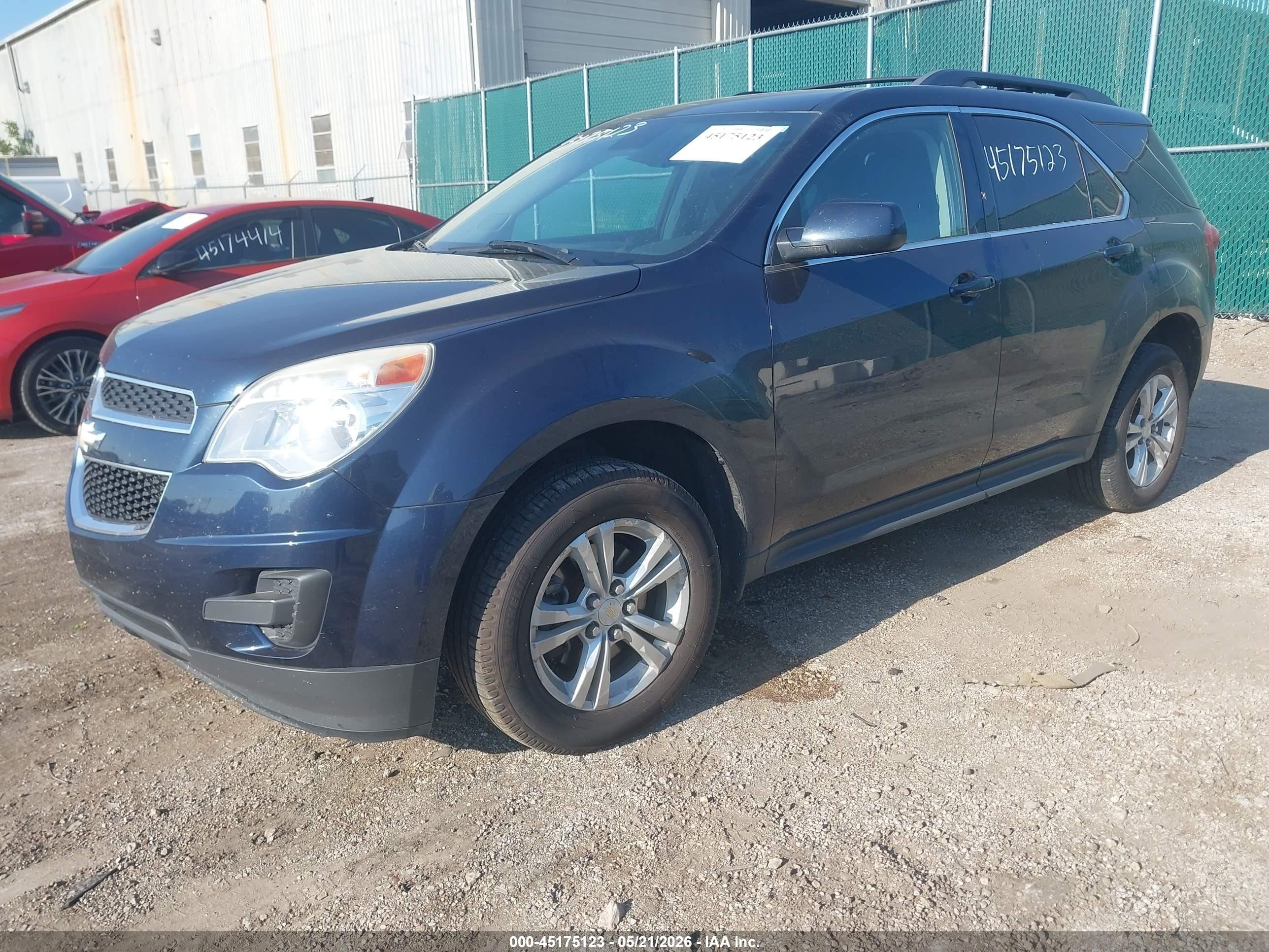 2015 Chevrolet Equinox 1lt Blue vin: 2GNALBEK5F1151468