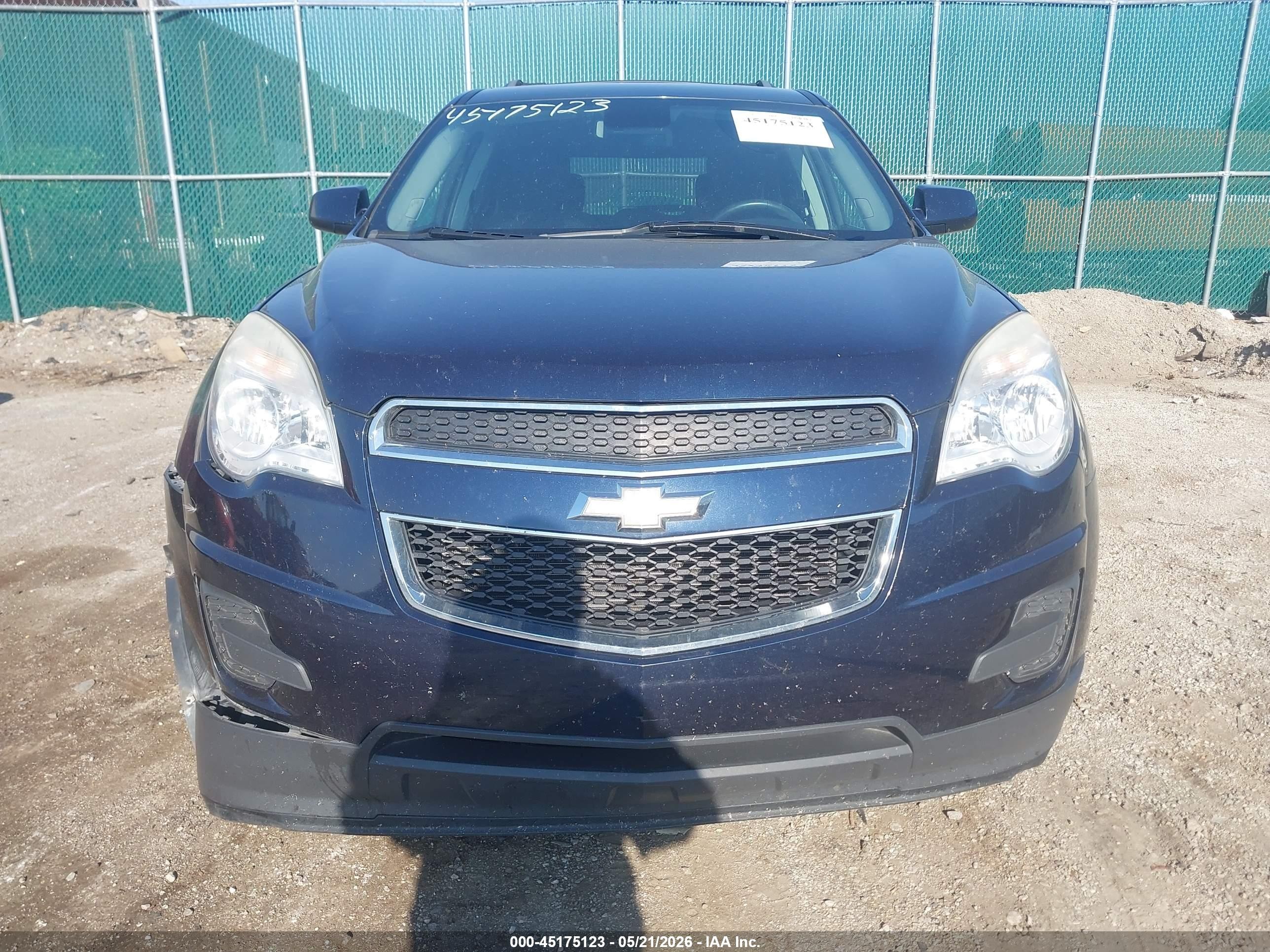 2015 Chevrolet Equinox 1lt Blue vin: 2GNALBEK5F1151468