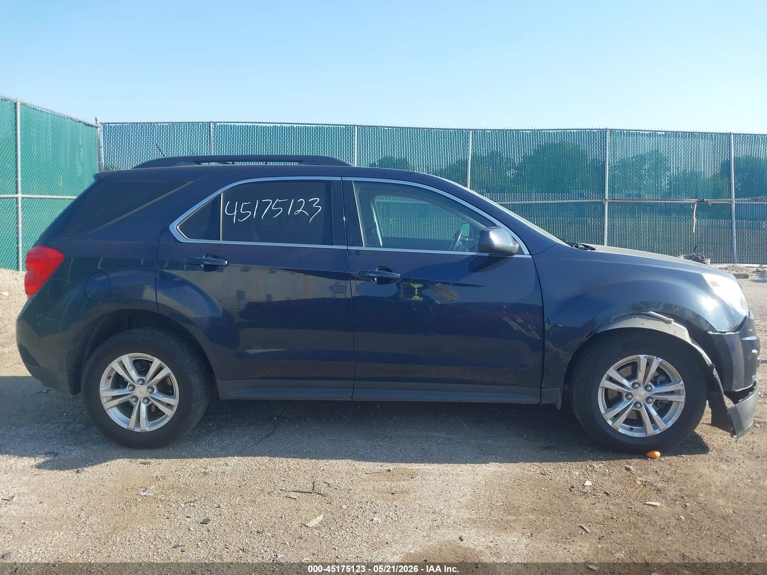 2015 Chevrolet Equinox 1lt Blue vin: 2GNALBEK5F1151468