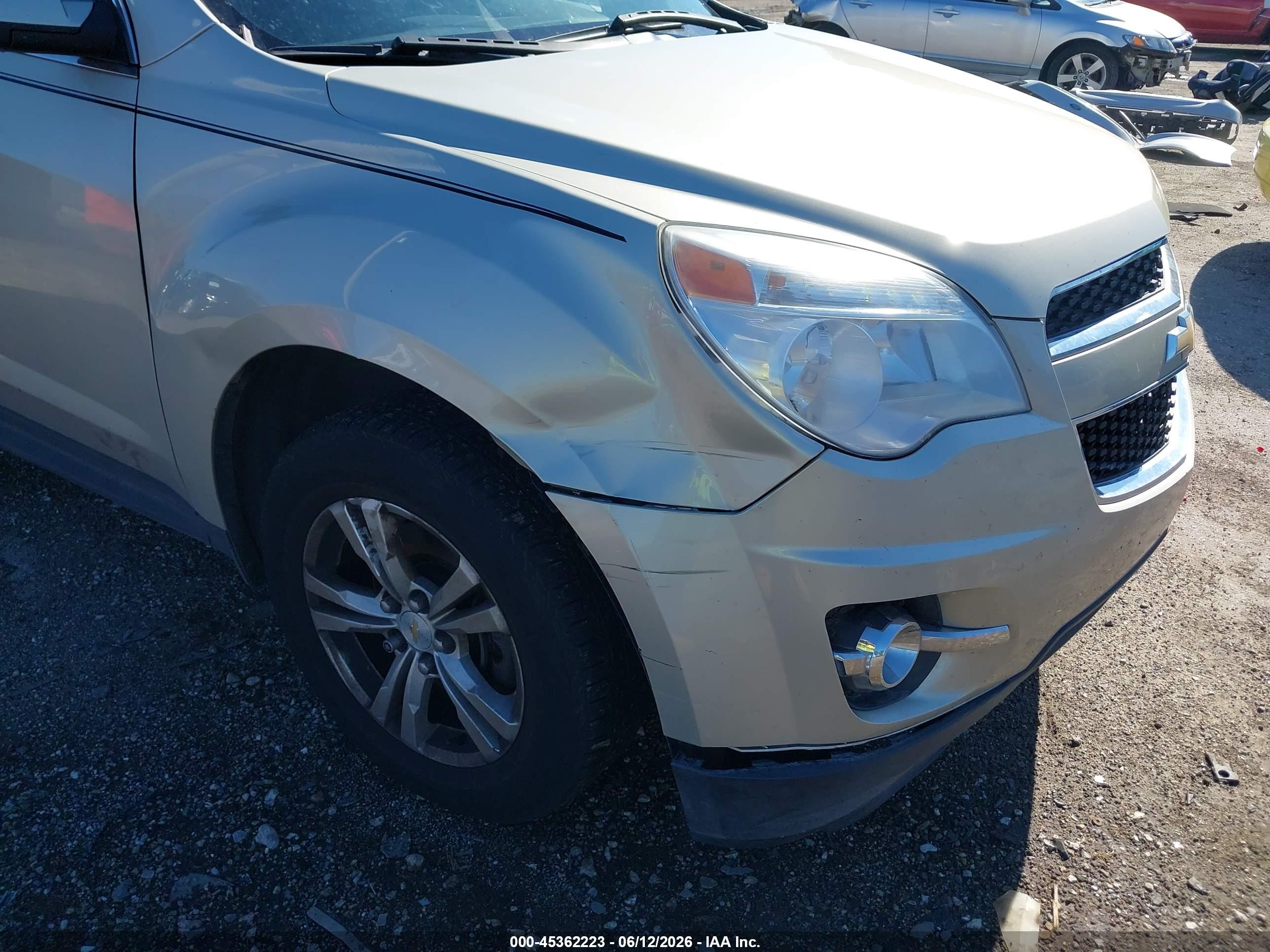 2015 Chevrolet Equinox Lt Champagne vin: 2GNALBEK5F1163720
