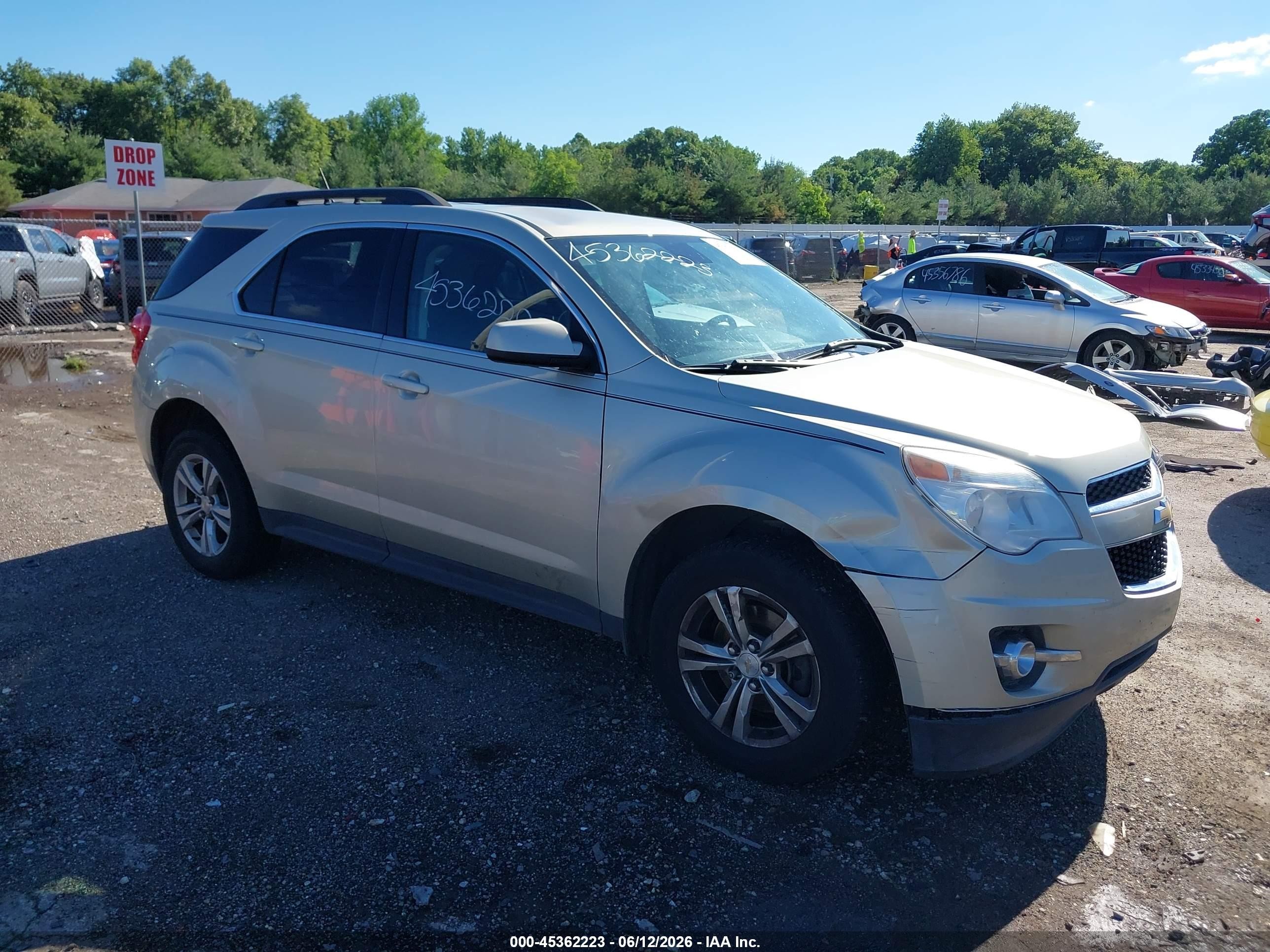 2015 Chevrolet Equinox Lt Champagne vin: 2GNALBEK5F1163720