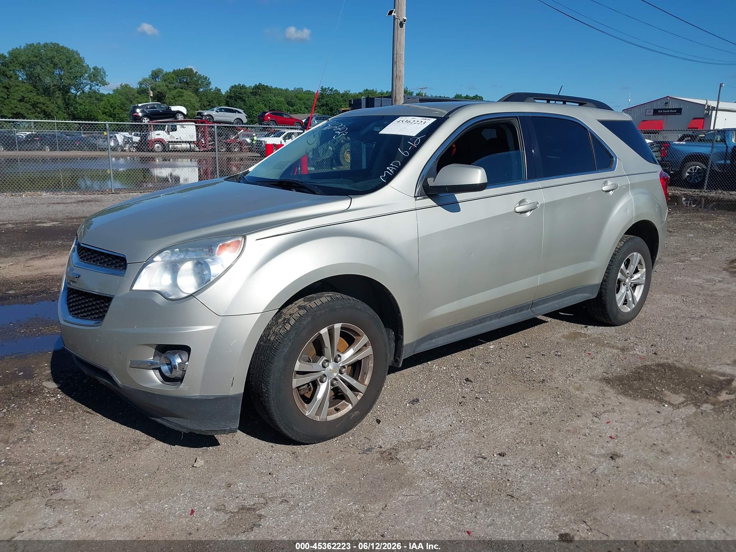 2015 Chevrolet Equinox Lt Champagne vin: 2GNALBEK5F1163720