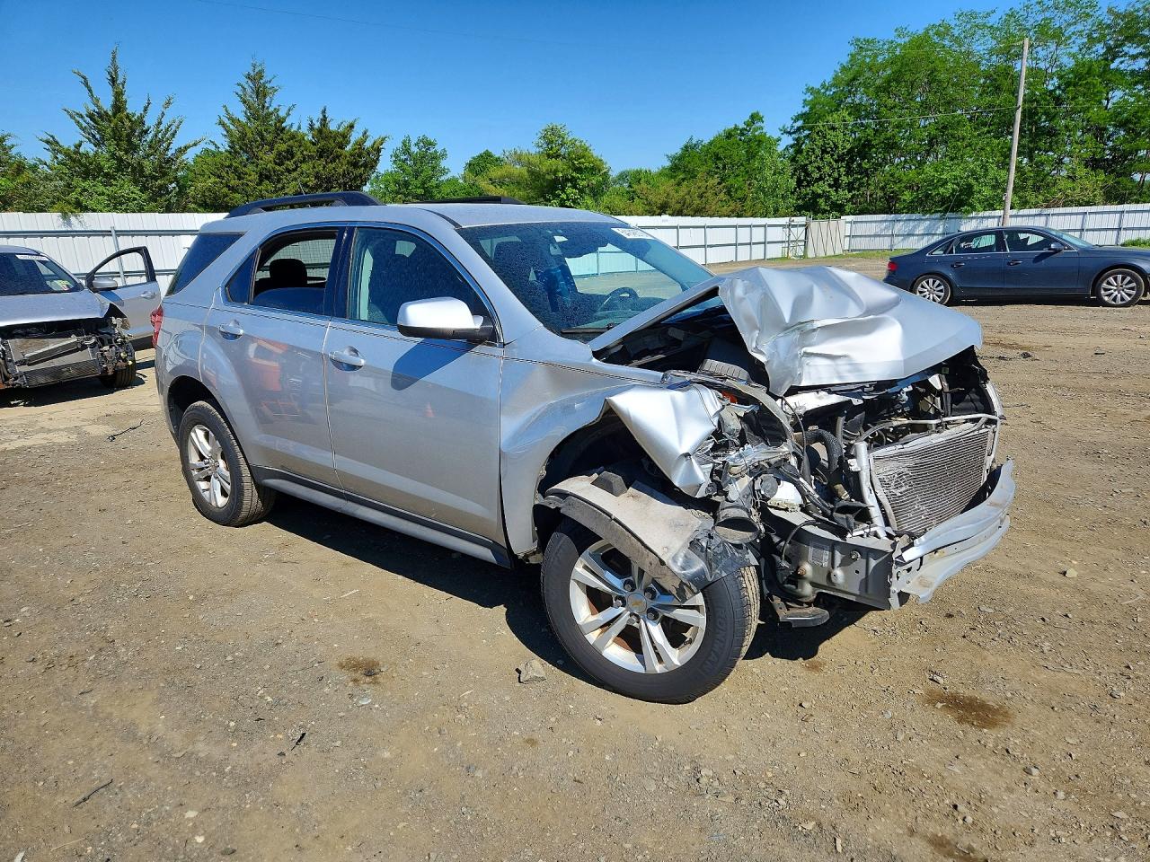 2015 Chevrolet Equinox Lt Silver vin: 2GNALBEK5F1172286