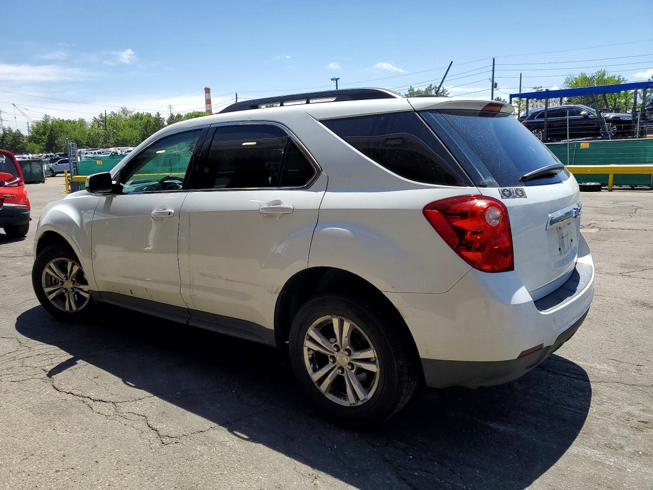 2015 Chevrolet Equinox Lt White vin: 2GNALBEK5F6107313
