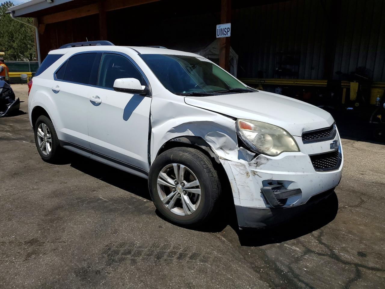 2015 Chevrolet Equinox Lt White vin: 2GNALBEK5F6107313