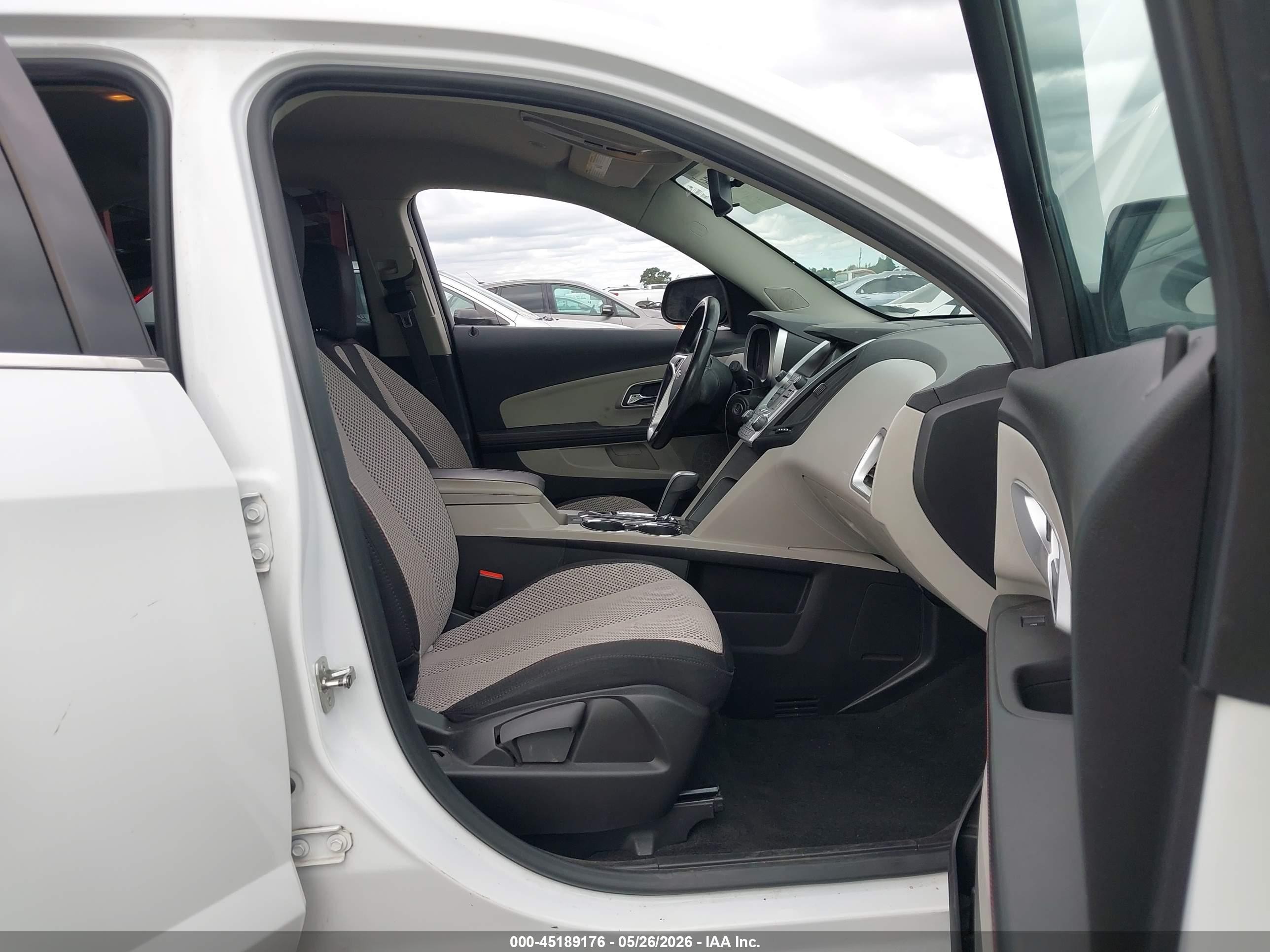 2015 Chevrolet Equinox 1lt White vin: 2GNALBEK5F6118523