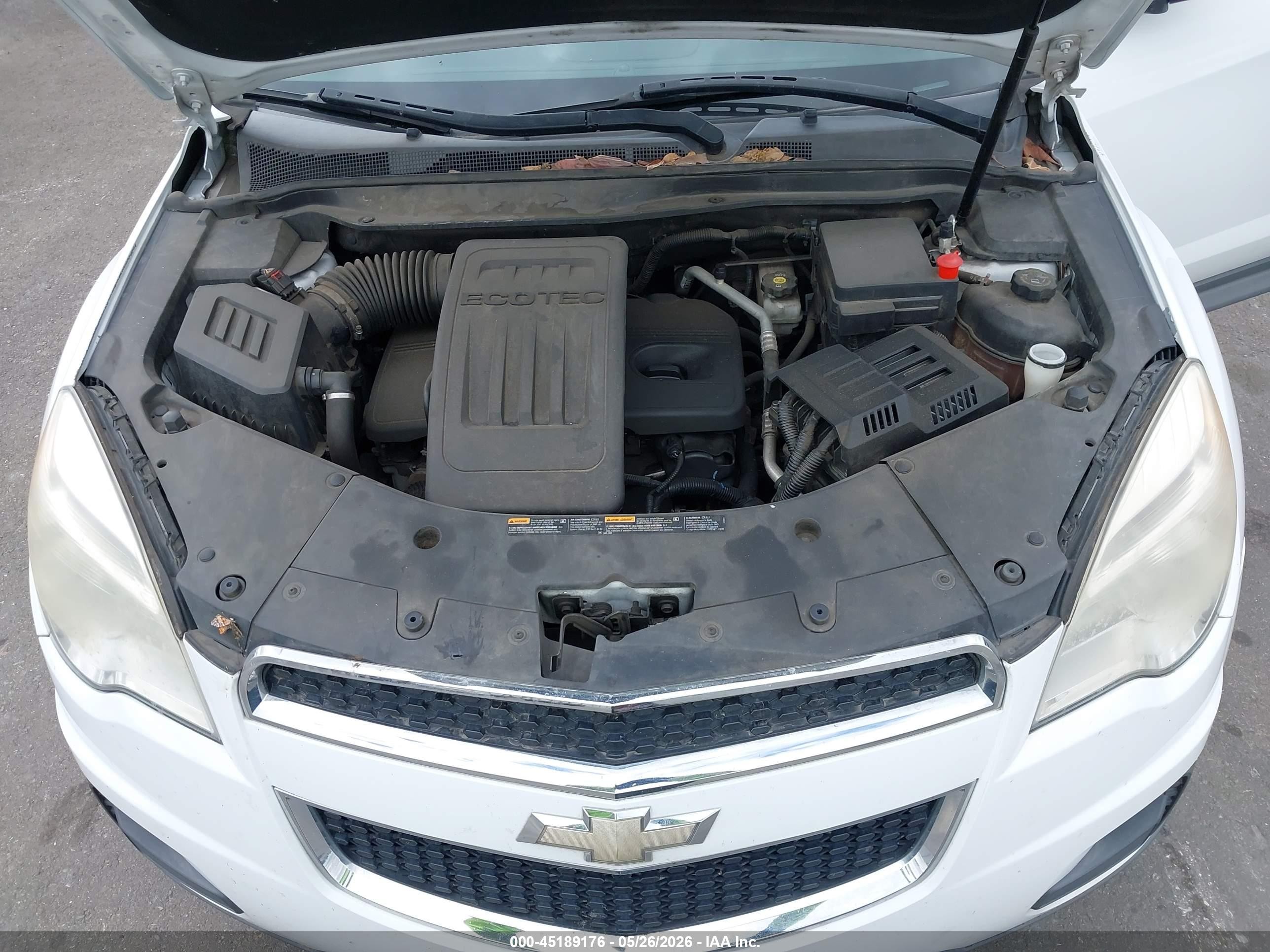 2015 Chevrolet Equinox 1lt White vin: 2GNALBEK5F6118523