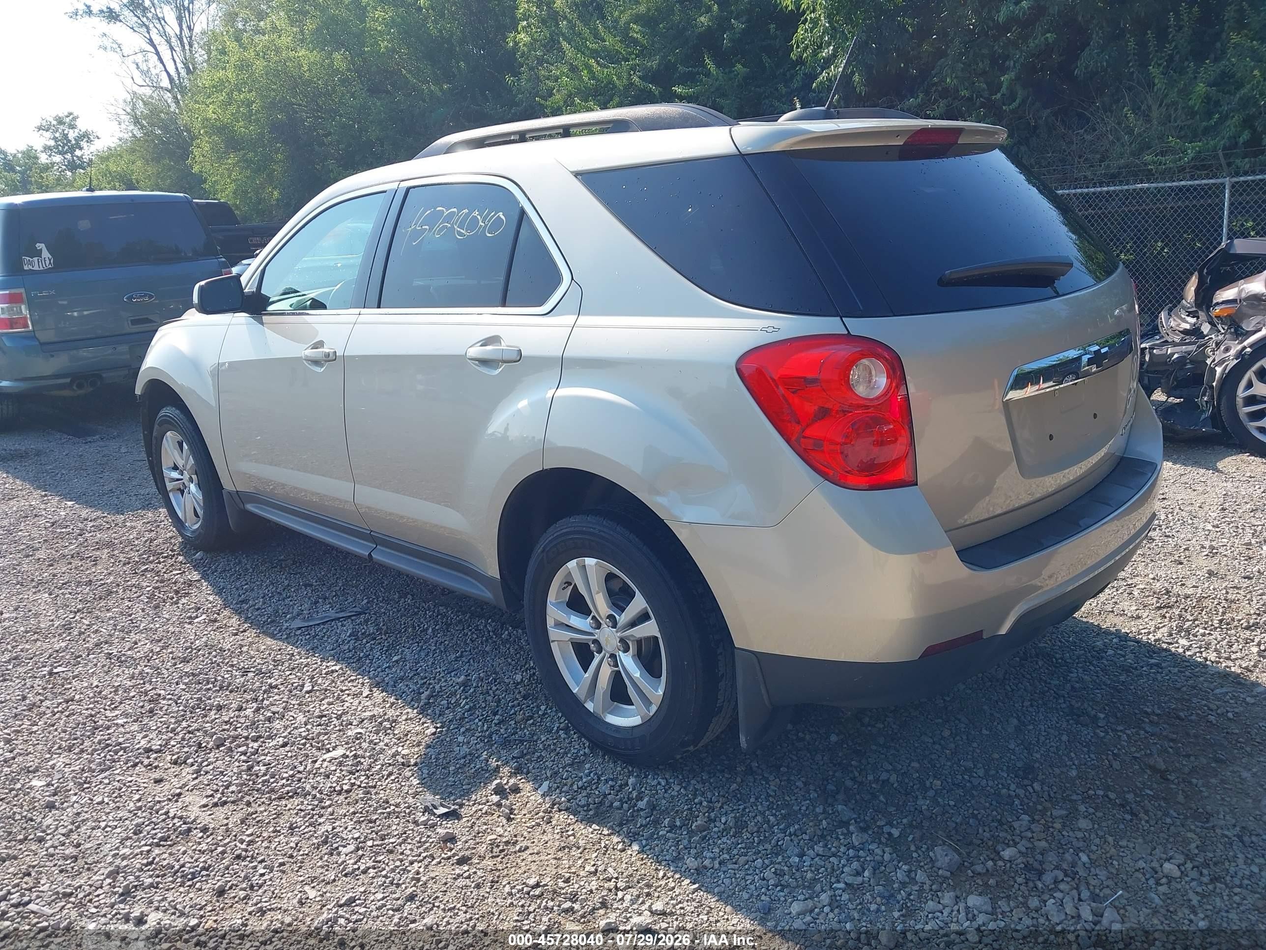 2015 Chevrolet Equinox Lt Beige vin: 2GNALBEK5F6148654