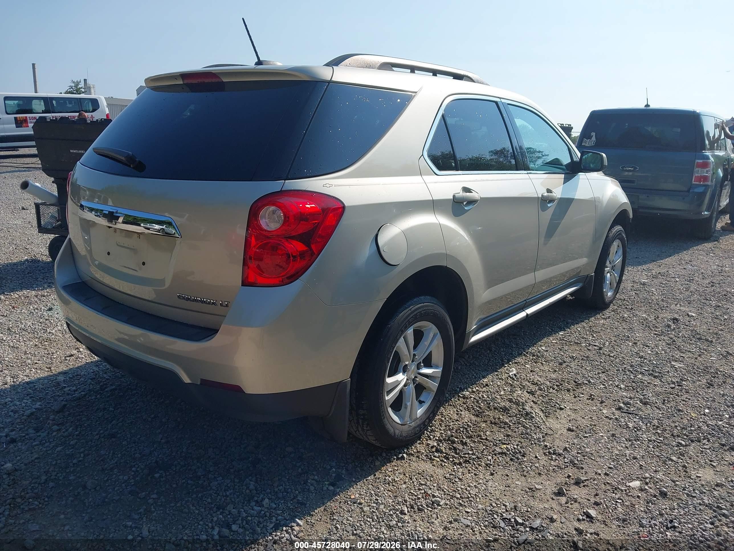 2015 Chevrolet Equinox Lt Beige vin: 2GNALBEK5F6148654