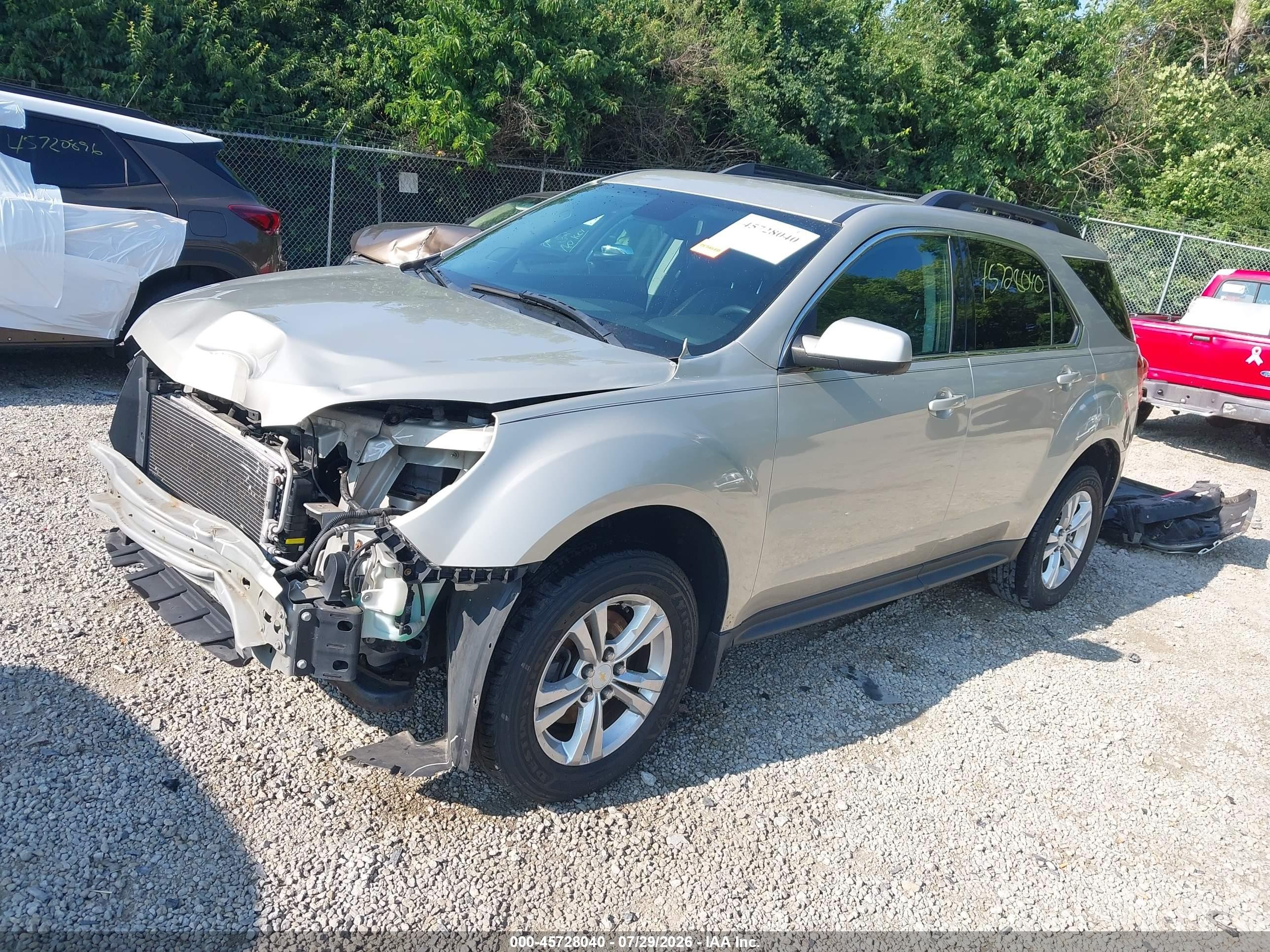 2015 Chevrolet Equinox Lt Beige vin: 2GNALBEK5F6148654
