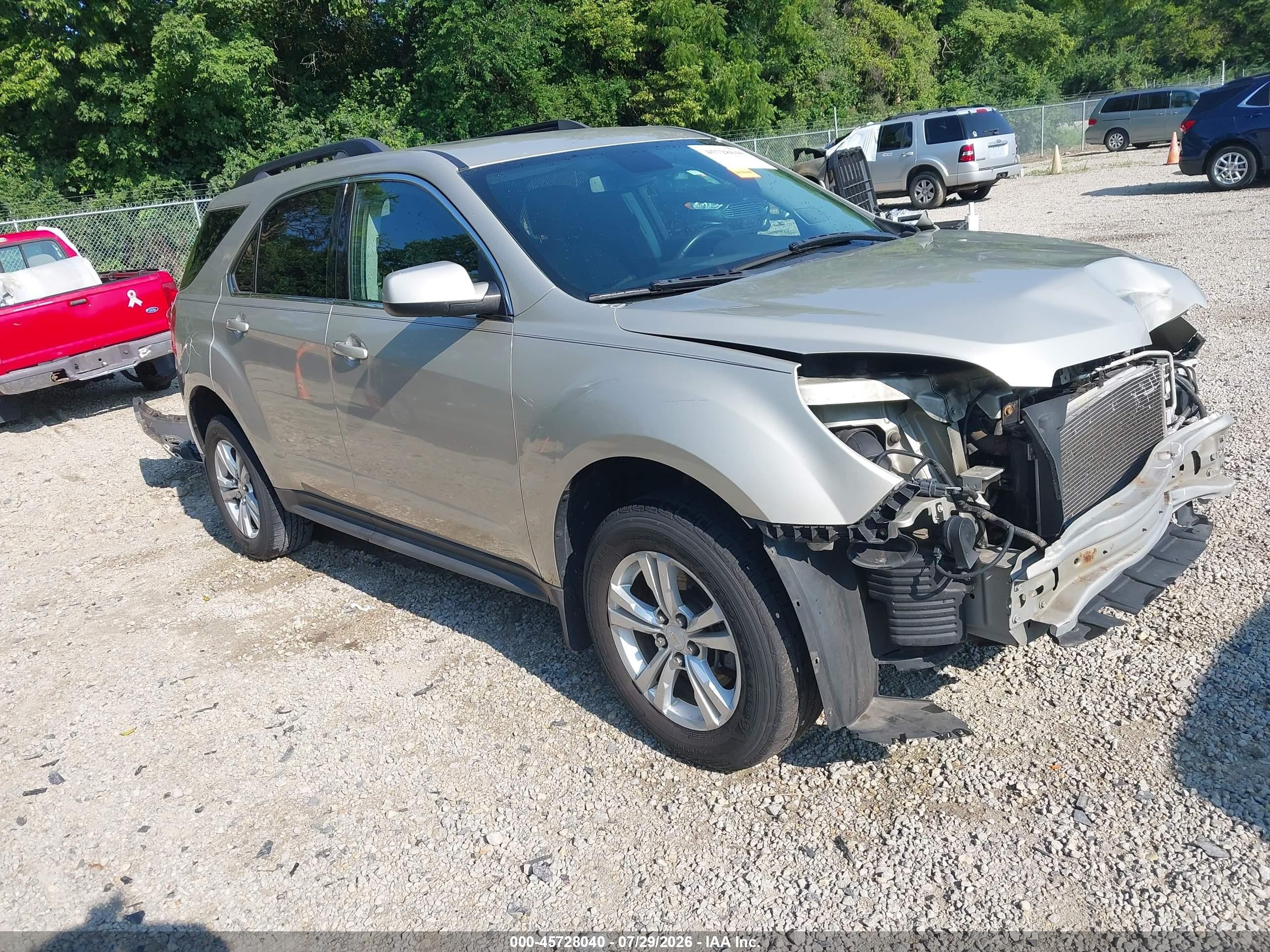 2015 Chevrolet Equinox Lt Beige vin: 2GNALBEK5F6148654