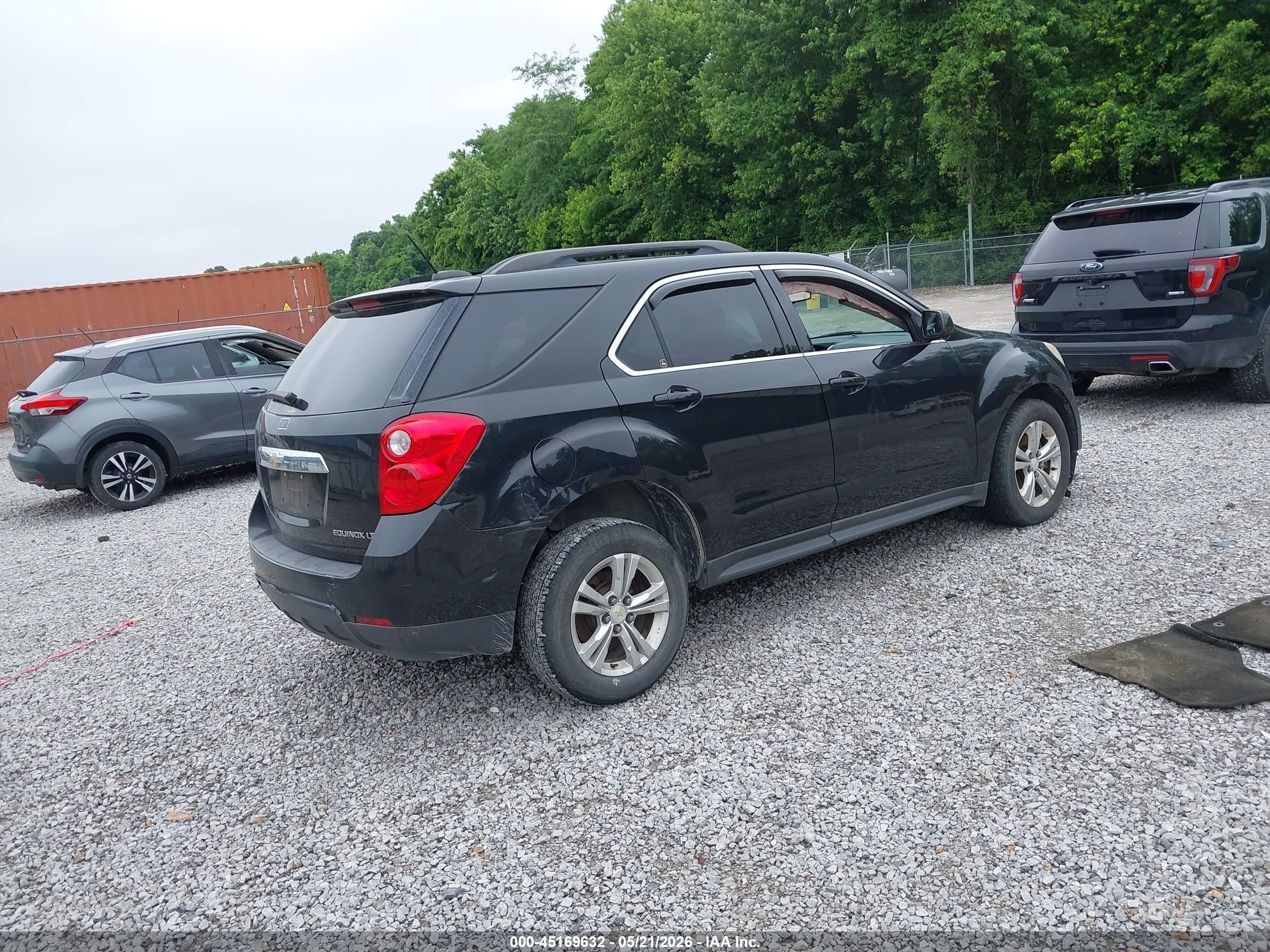 2015 Chevrolet Equinox 1lt Black vin: 2GNALBEK5F6165812