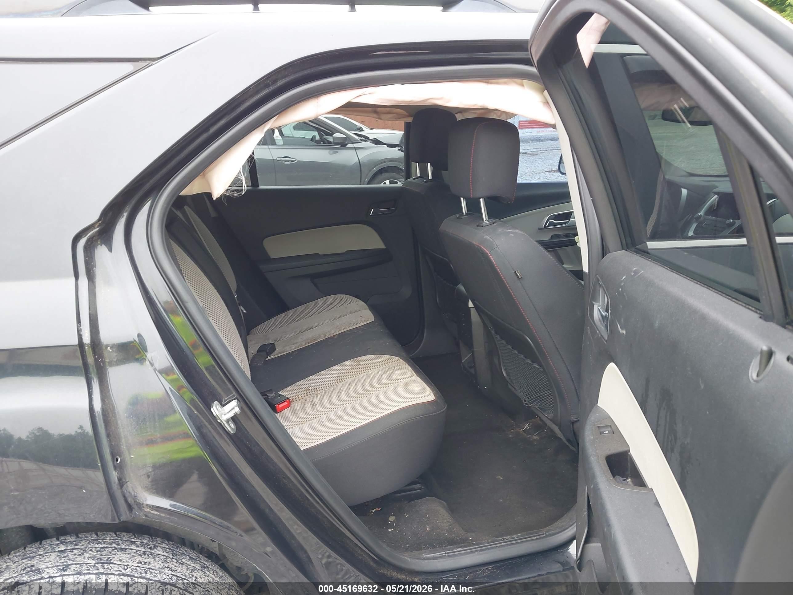 2015 Chevrolet Equinox 1lt Black vin: 2GNALBEK5F6165812