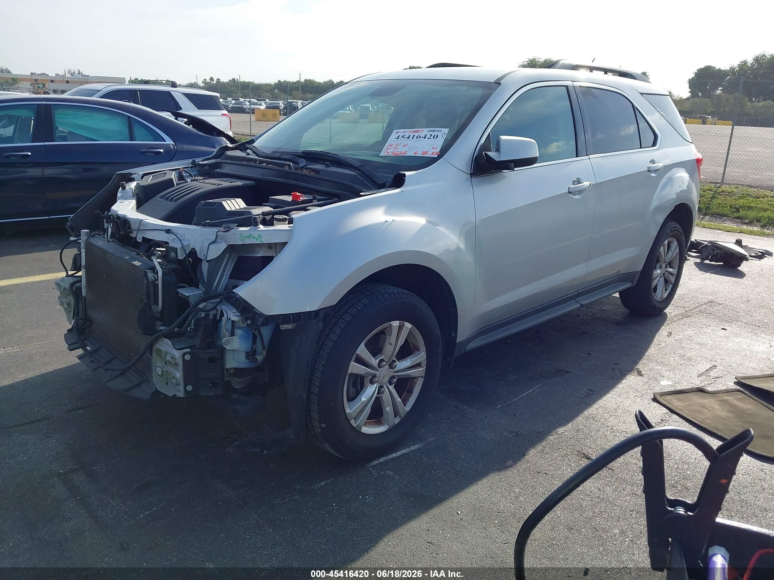 2015 Chevrolet Equinox Lt Silver vin: 2GNALBEK5F6169472