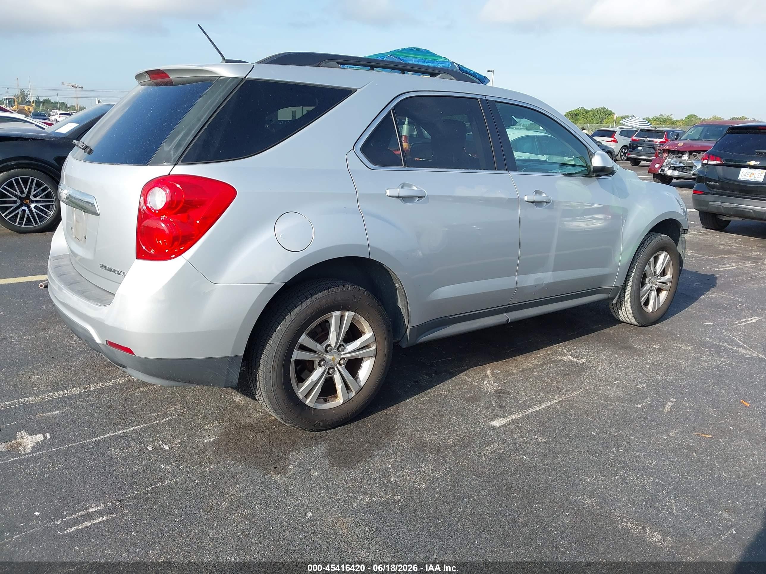 2015 Chevrolet Equinox Lt Silver vin: 2GNALBEK5F6169472
