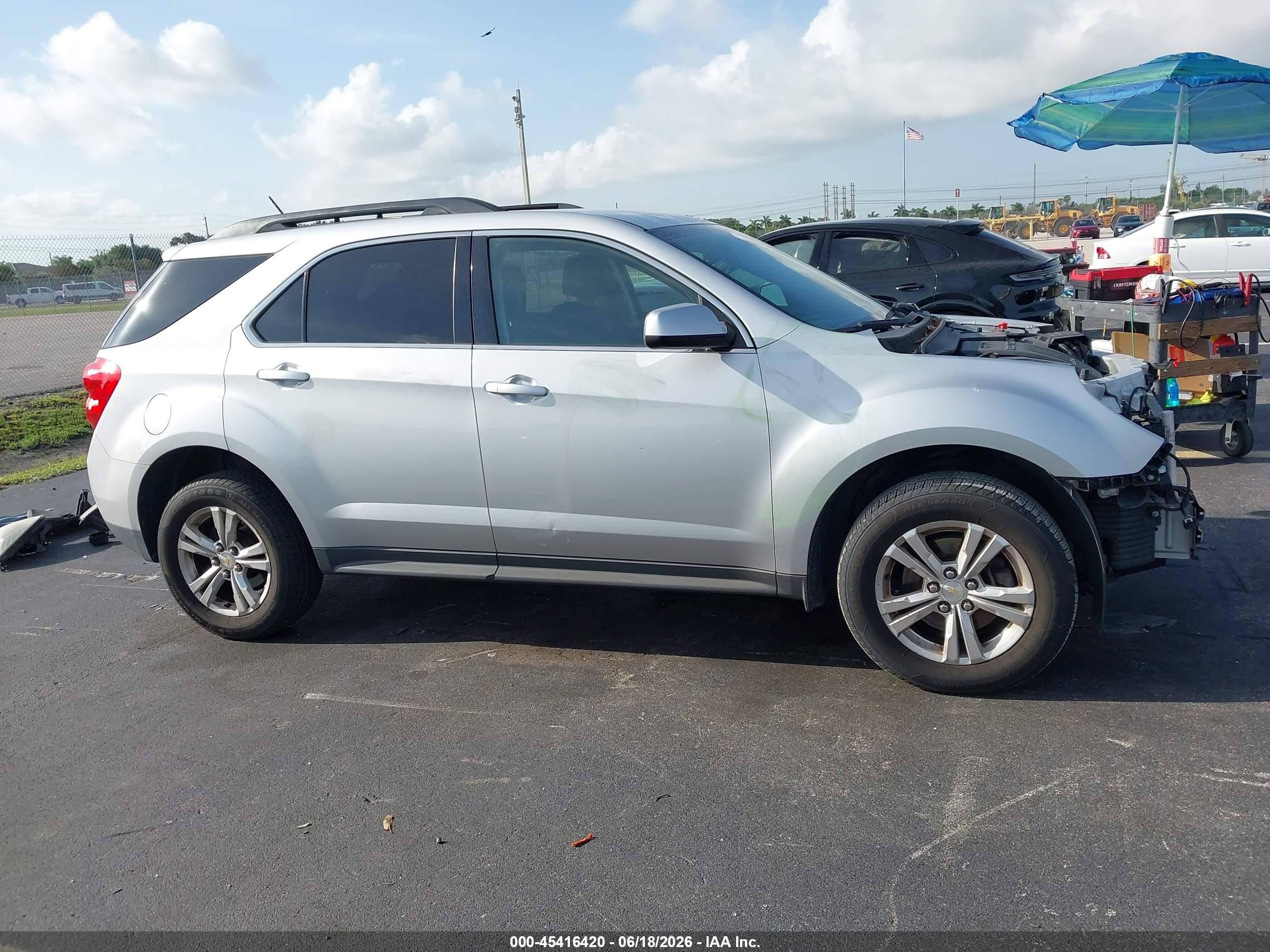 2015 Chevrolet Equinox Lt Silver vin: 2GNALBEK5F6169472