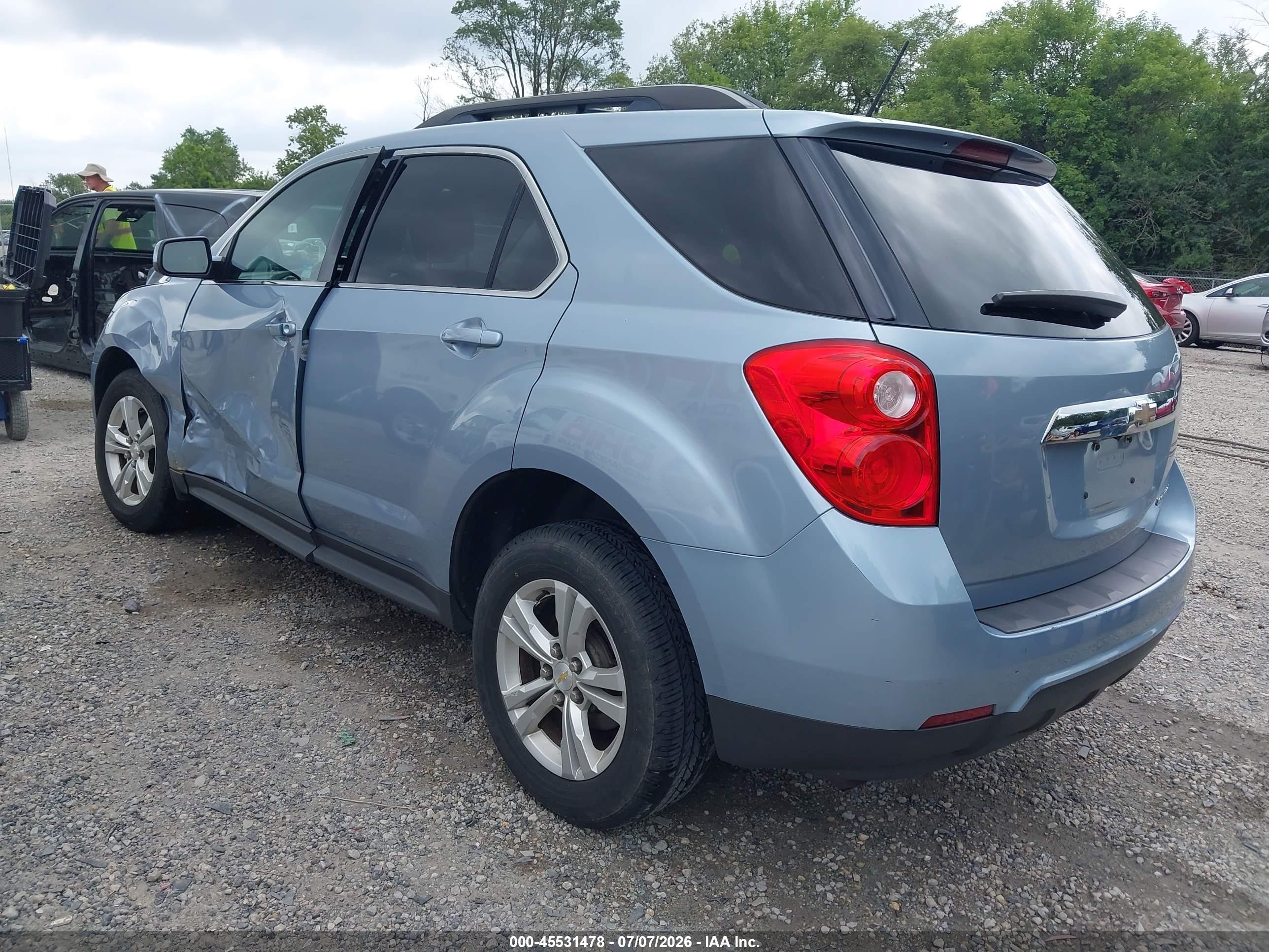 2015 Chevrolet Equinox Lt Blue vin: 2GNALBEK5F6234613