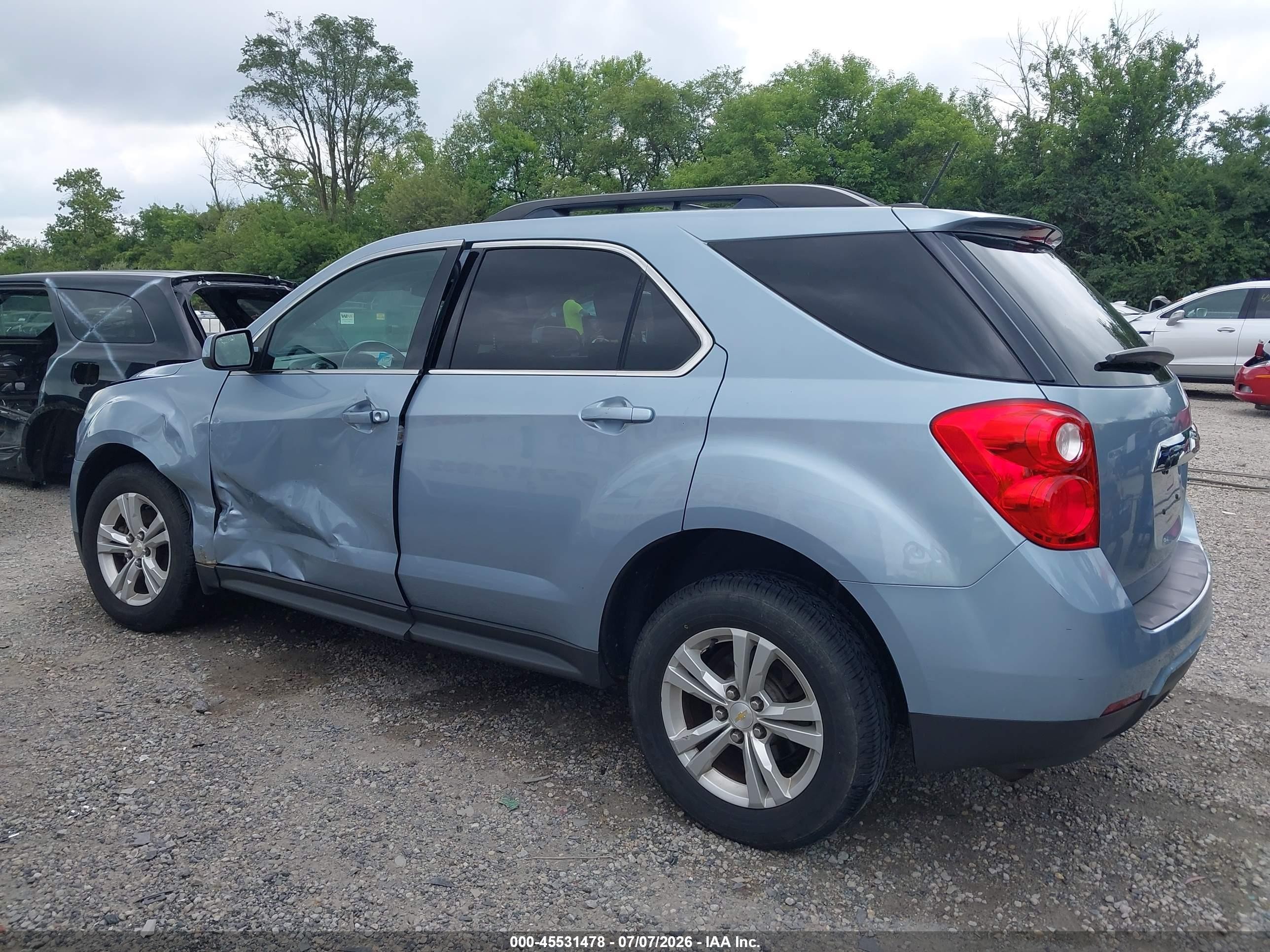 2015 Chevrolet Equinox Lt Blue vin: 2GNALBEK5F6234613