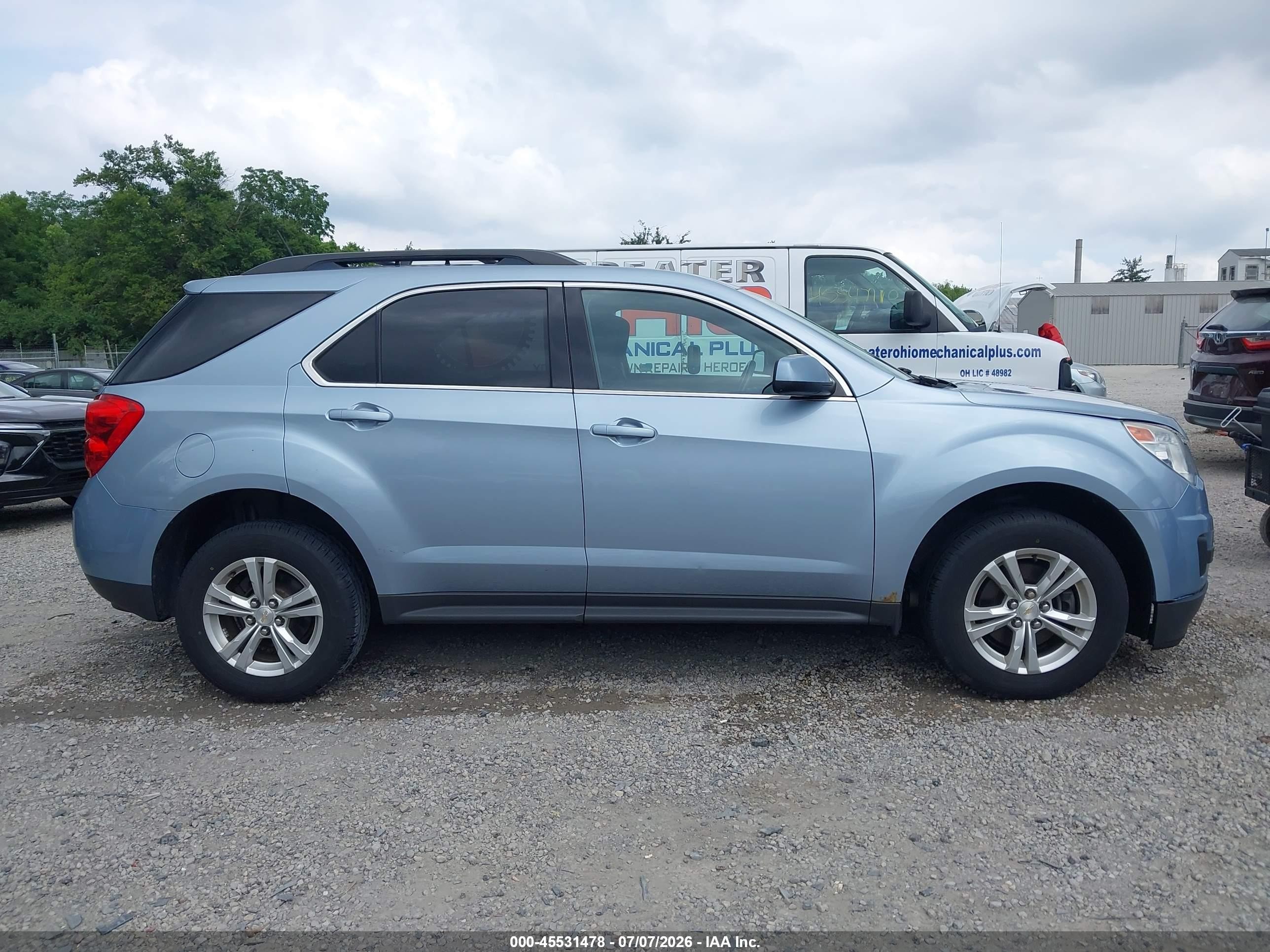 2015 Chevrolet Equinox Lt Blue vin: 2GNALBEK5F6234613