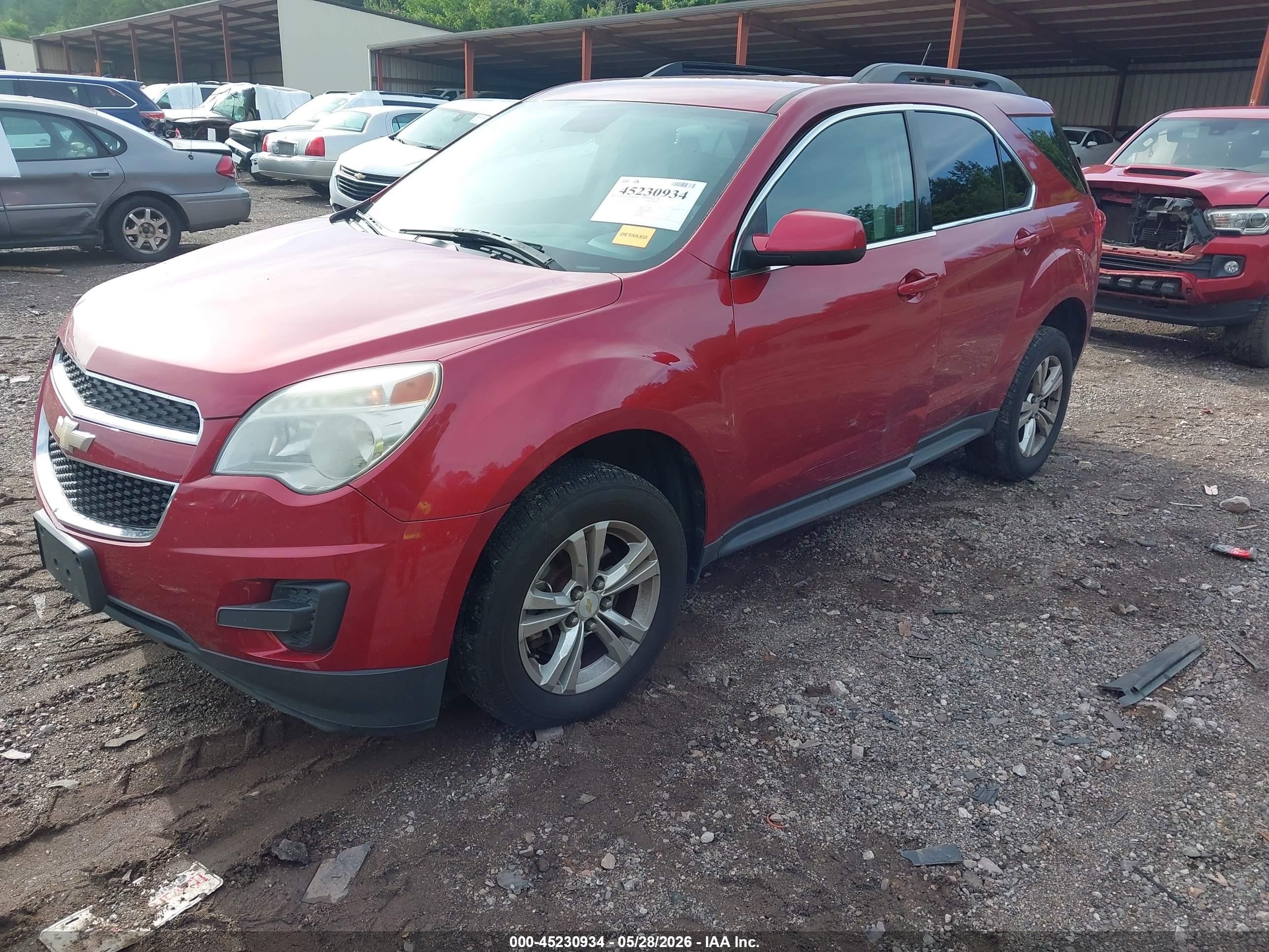 2015 Chevrolet Equinox 1lt Red vin: 2GNALBEK5F6369056