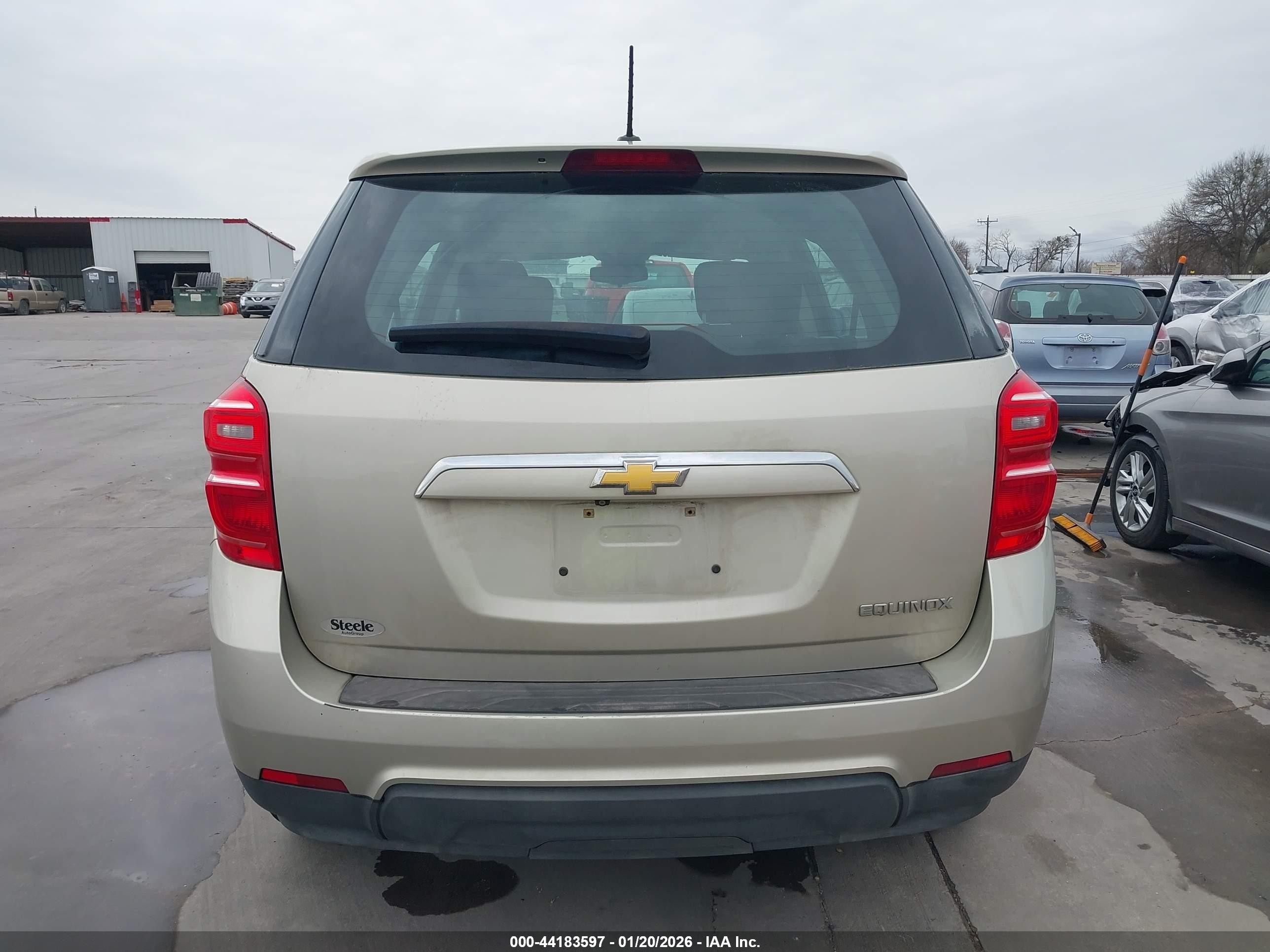 2016 Chevrolet Equinox Ls Кремовый vin: 2GNALBEK5G1140374