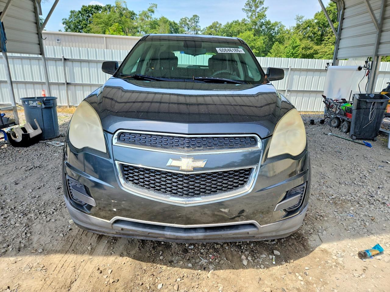 2012 Chevrolet Equinox Ls Gray vin: 2GNALBEK6C1223838