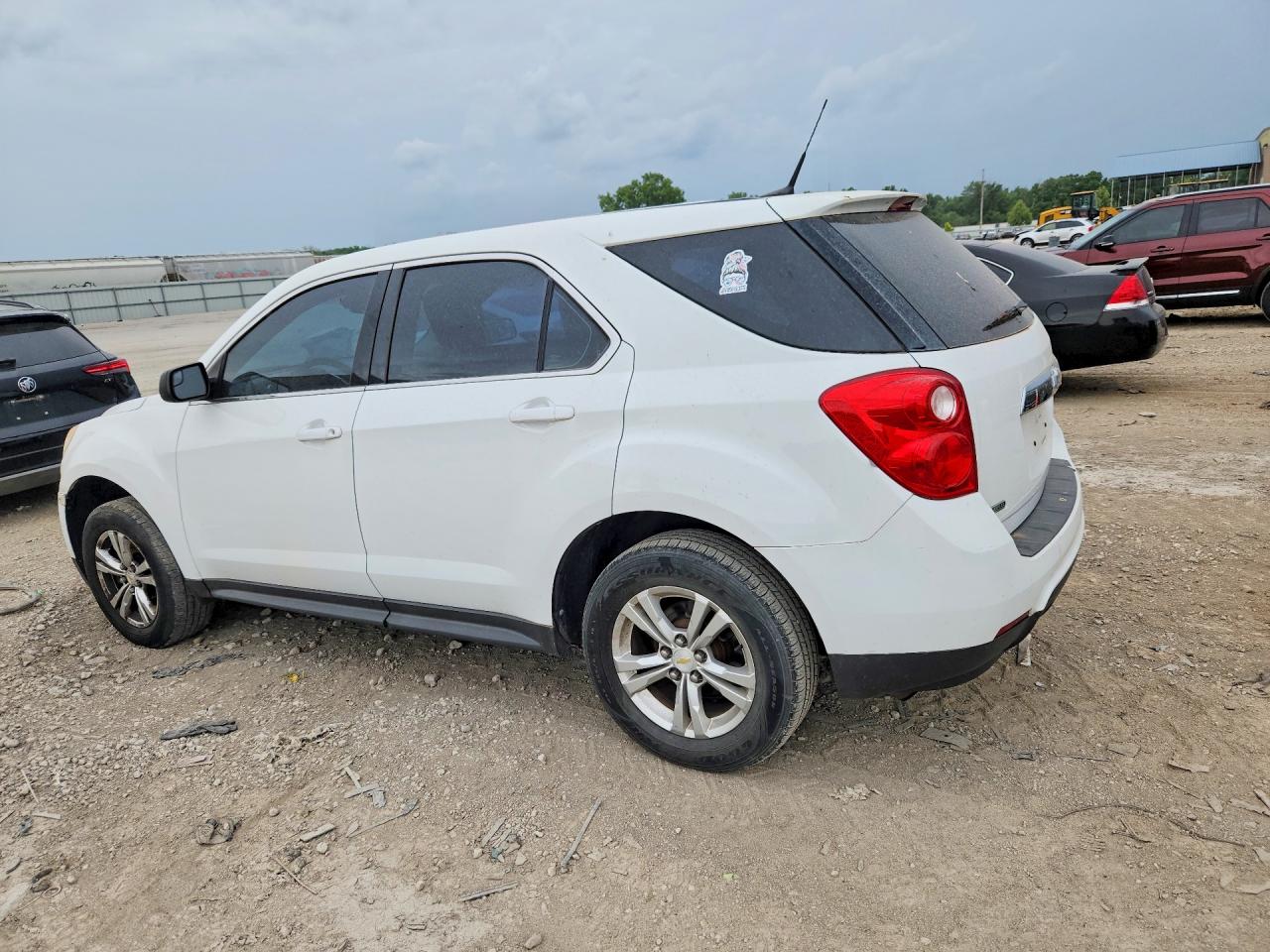 2012 Chevrolet Equinox Ls White vin: 2GNALBEK6C1259576