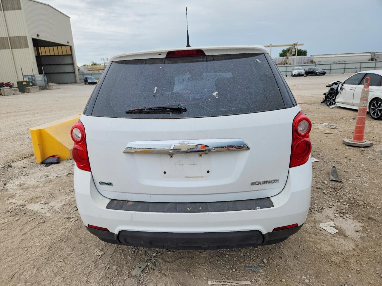 2012 Chevrolet Equinox Ls White vin: 2GNALBEK6C1259576