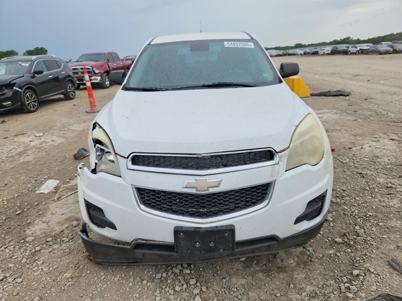2012 Chevrolet Equinox Ls White vin: 2GNALBEK6C1259576