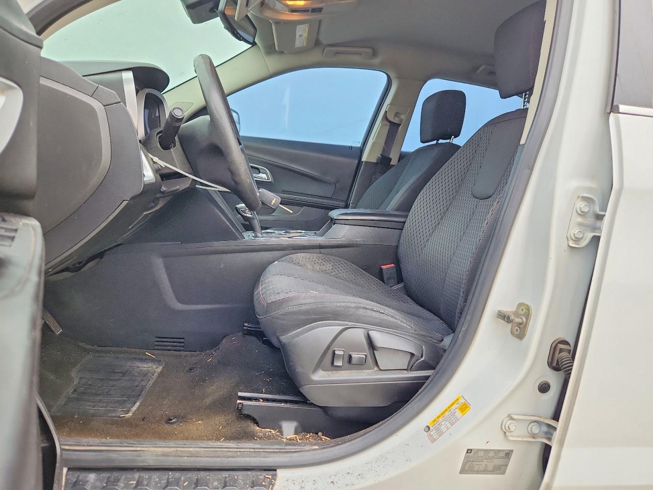 2012 Chevrolet Equinox Ls White vin: 2GNALBEK6C1259576