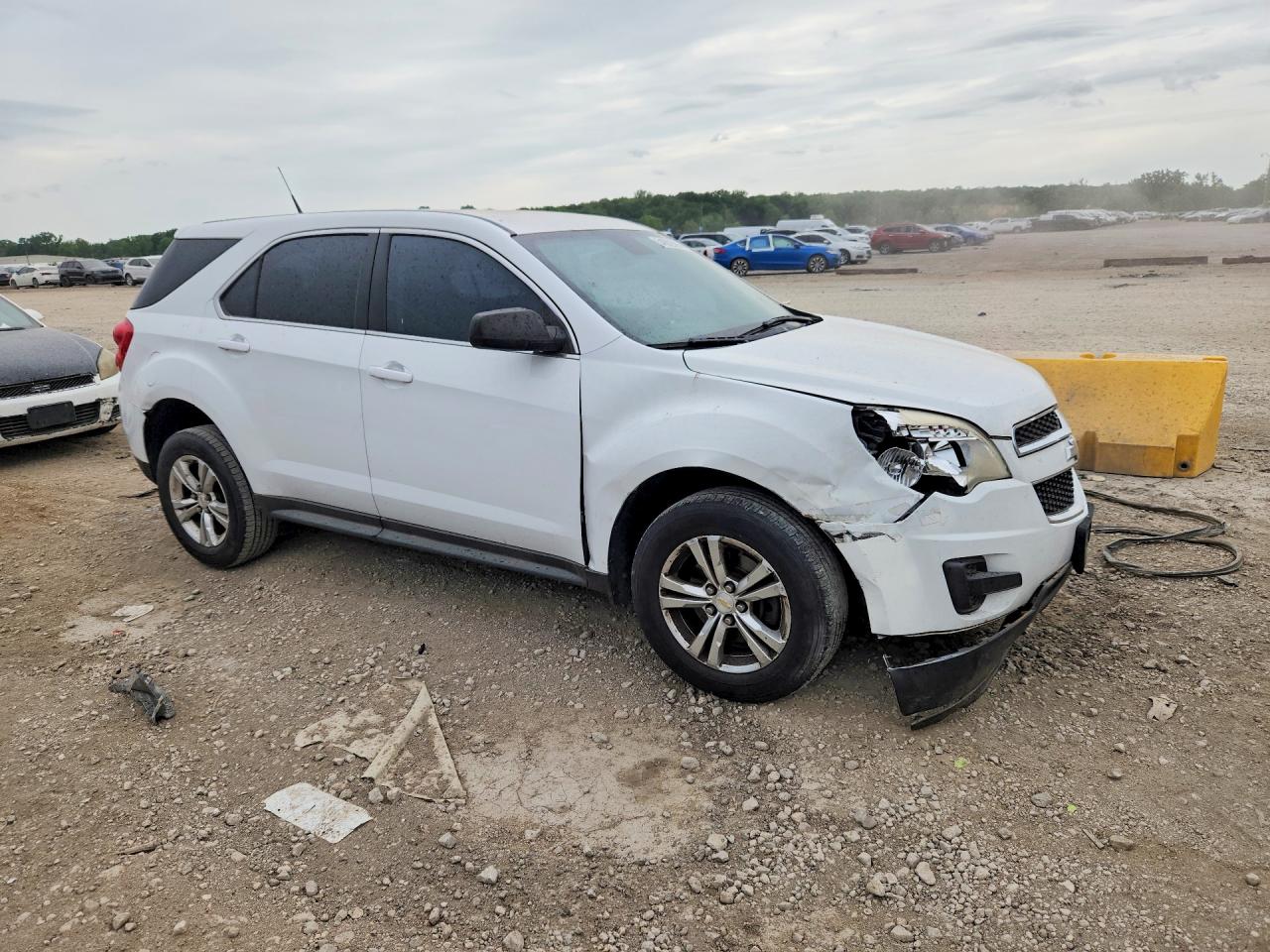2012 Chevrolet Equinox Ls White vin: 2GNALBEK6C1259576