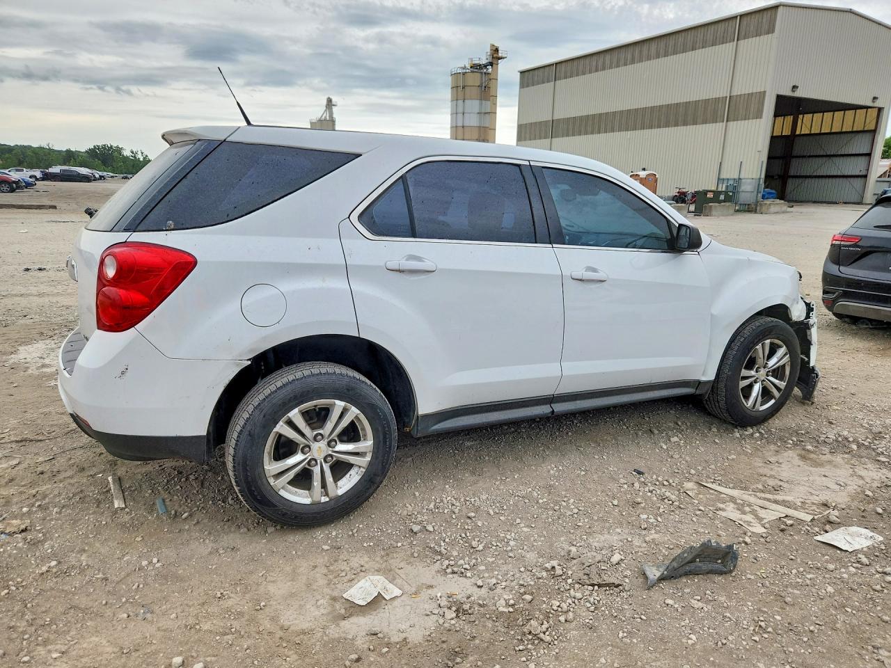 2012 Chevrolet Equinox Ls White vin: 2GNALBEK6C1259576