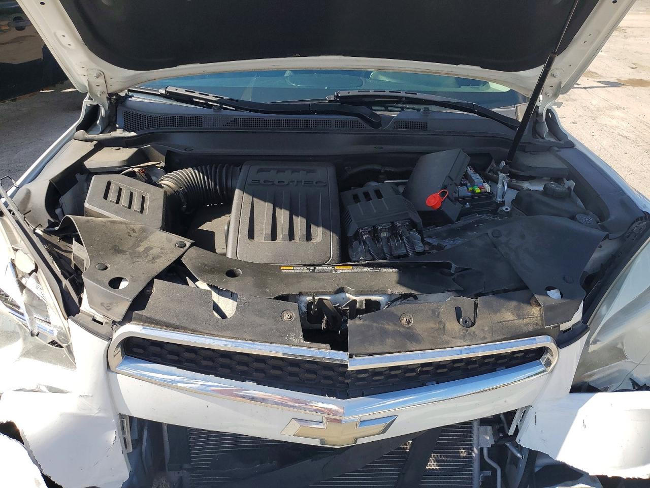 2012 Chevrolet Equinox Ls White vin: 2GNALBEK6C1281478
