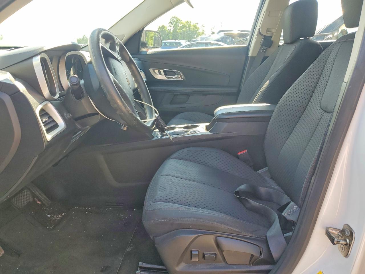 2012 Chevrolet Equinox Ls White vin: 2GNALBEK6C1281478