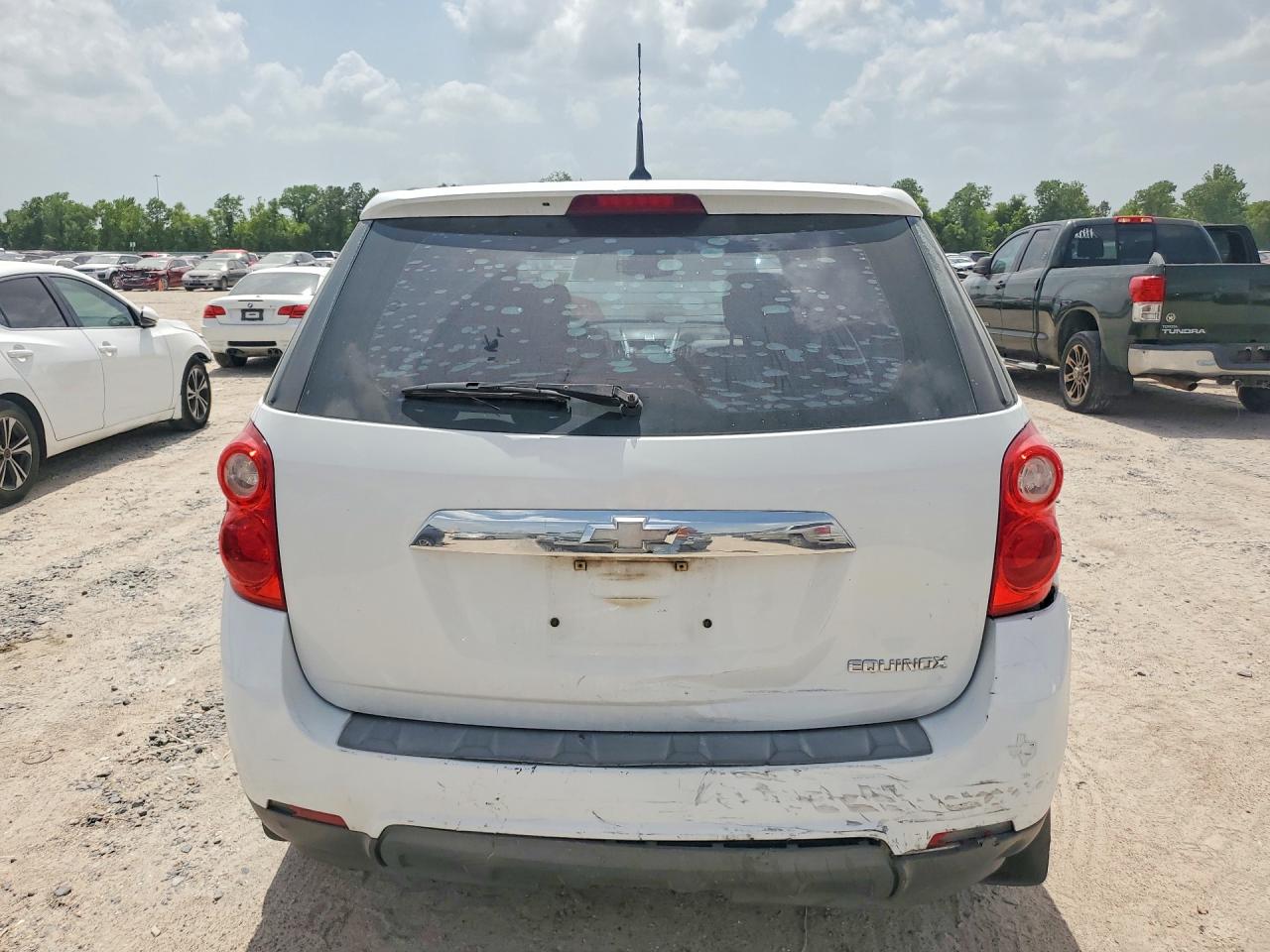 2012 Chevrolet Equinox Ls White vin: 2GNALBEK6C1298331
