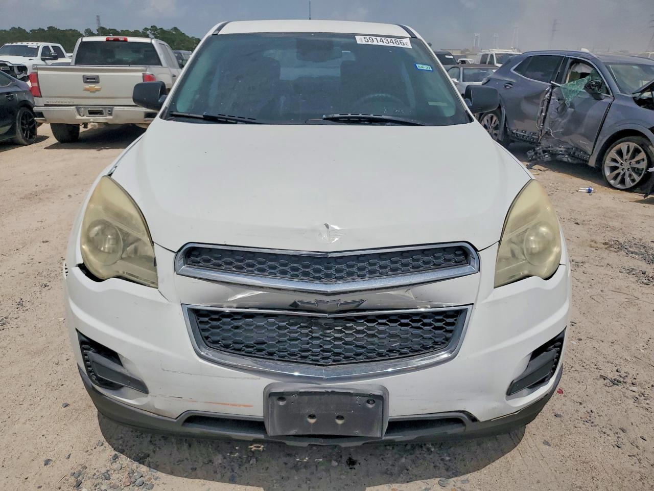 2012 Chevrolet Equinox Ls White vin: 2GNALBEK6C1298331