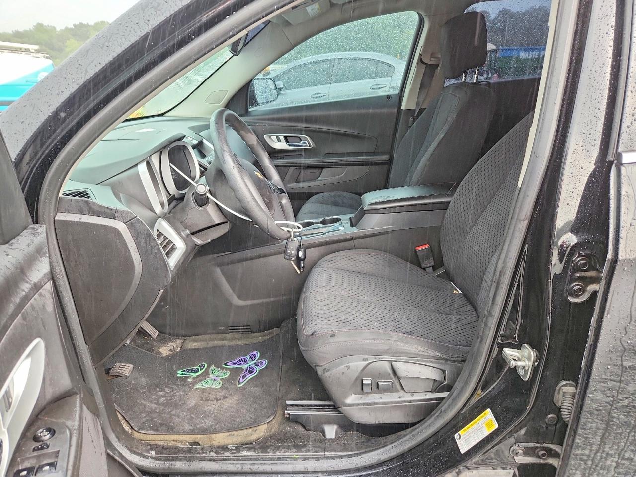 2012 Chevrolet Equinox Ls Black vin: 2GNALBEK6C1338343