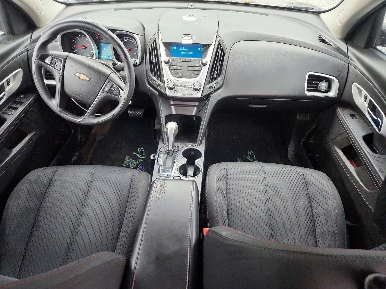 2012 Chevrolet Equinox Ls Black vin: 2GNALBEK6C1338343