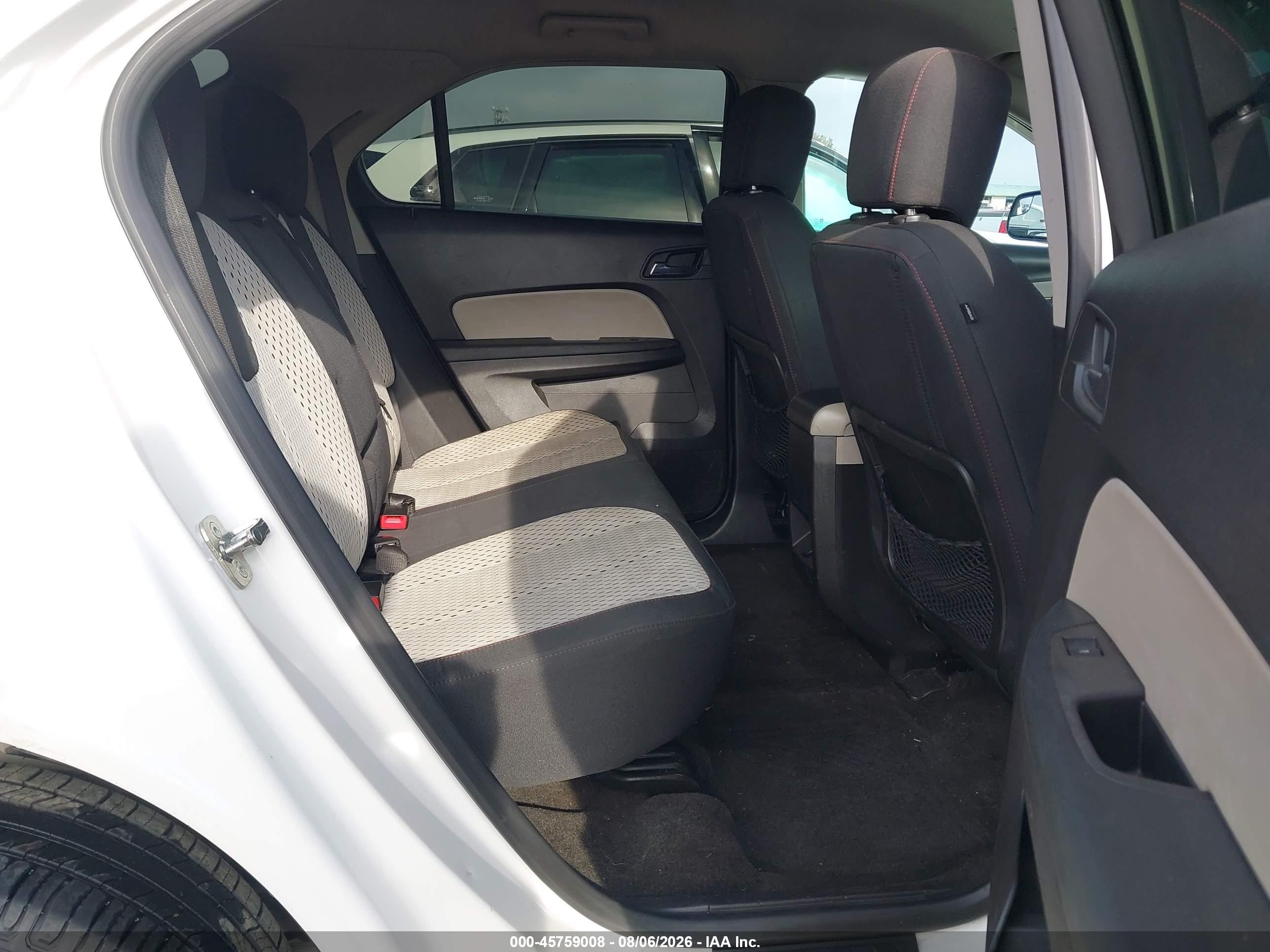 2012 Chevrolet Equinox Ls White vin: 2GNALBEK6C6120745