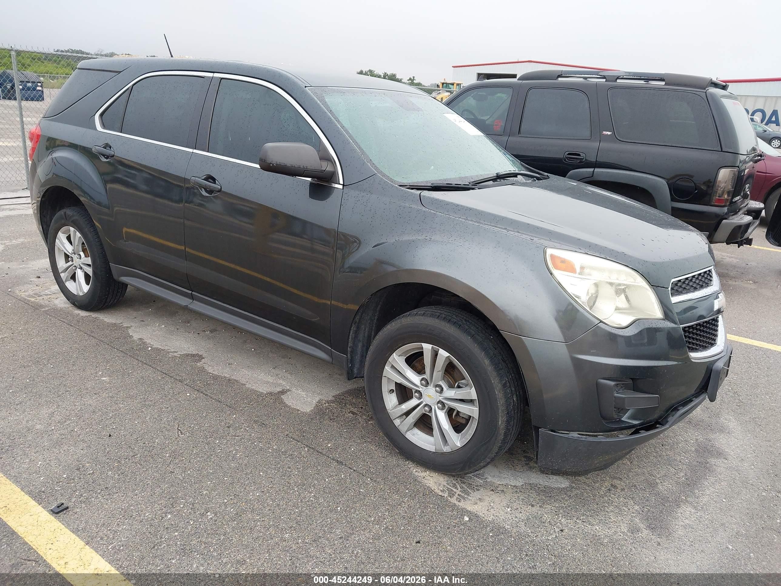 2013 Chevrolet Equinox Ls Gray vin: 2GNALBEK6D1125622