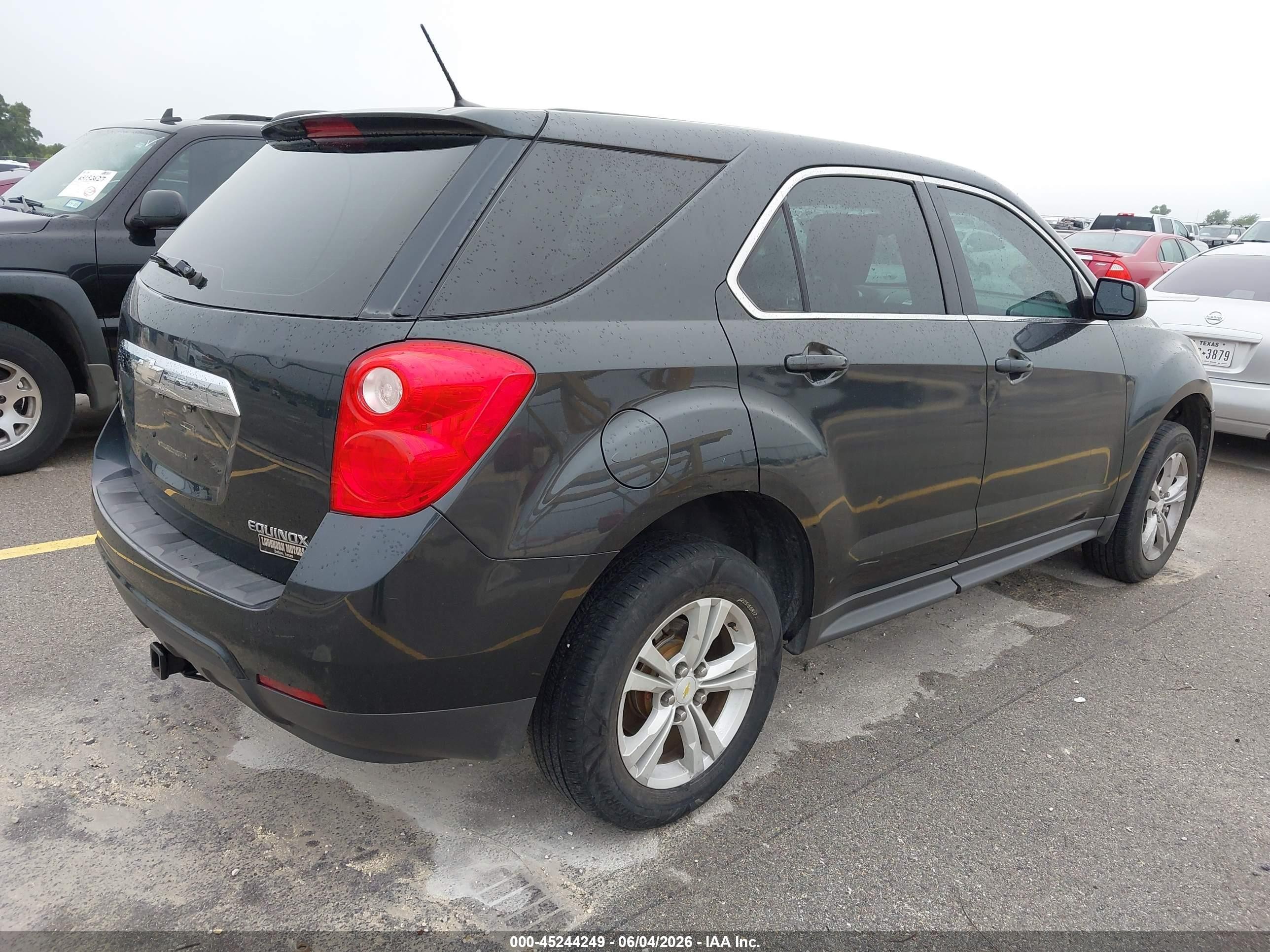2013 Chevrolet Equinox Ls Gray vin: 2GNALBEK6D1125622