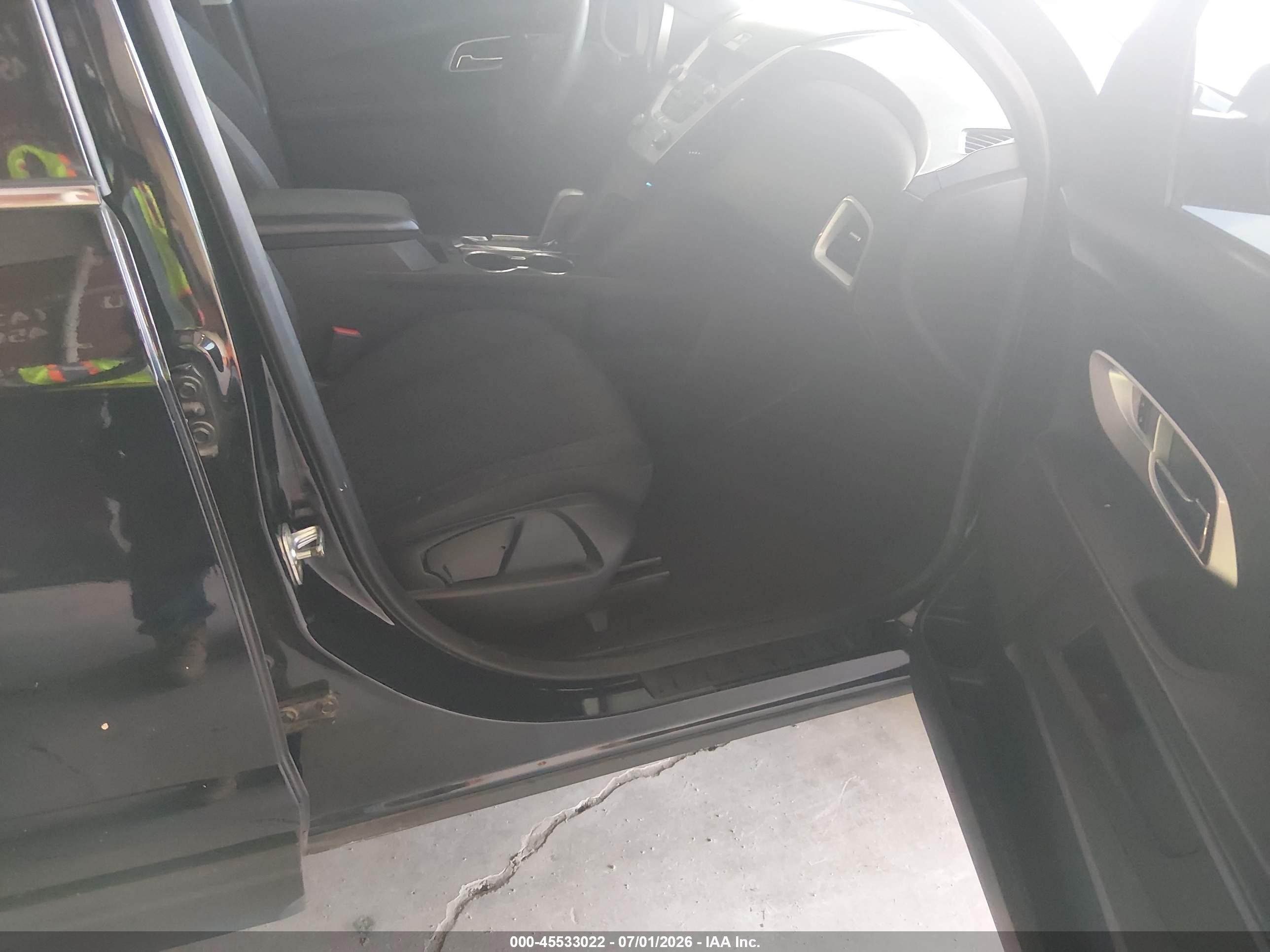 2013 Chevrolet Equinox Ls Black vin: 2GNALBEK6D1141917