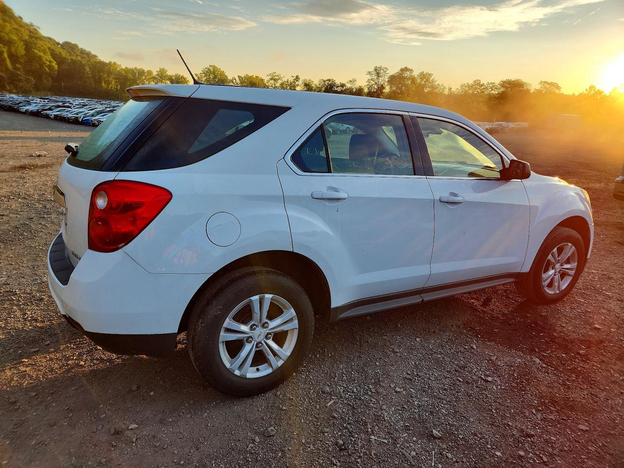 2013 Chevrolet Equinox Ls Белый vin: 2GNALBEK6D1149239