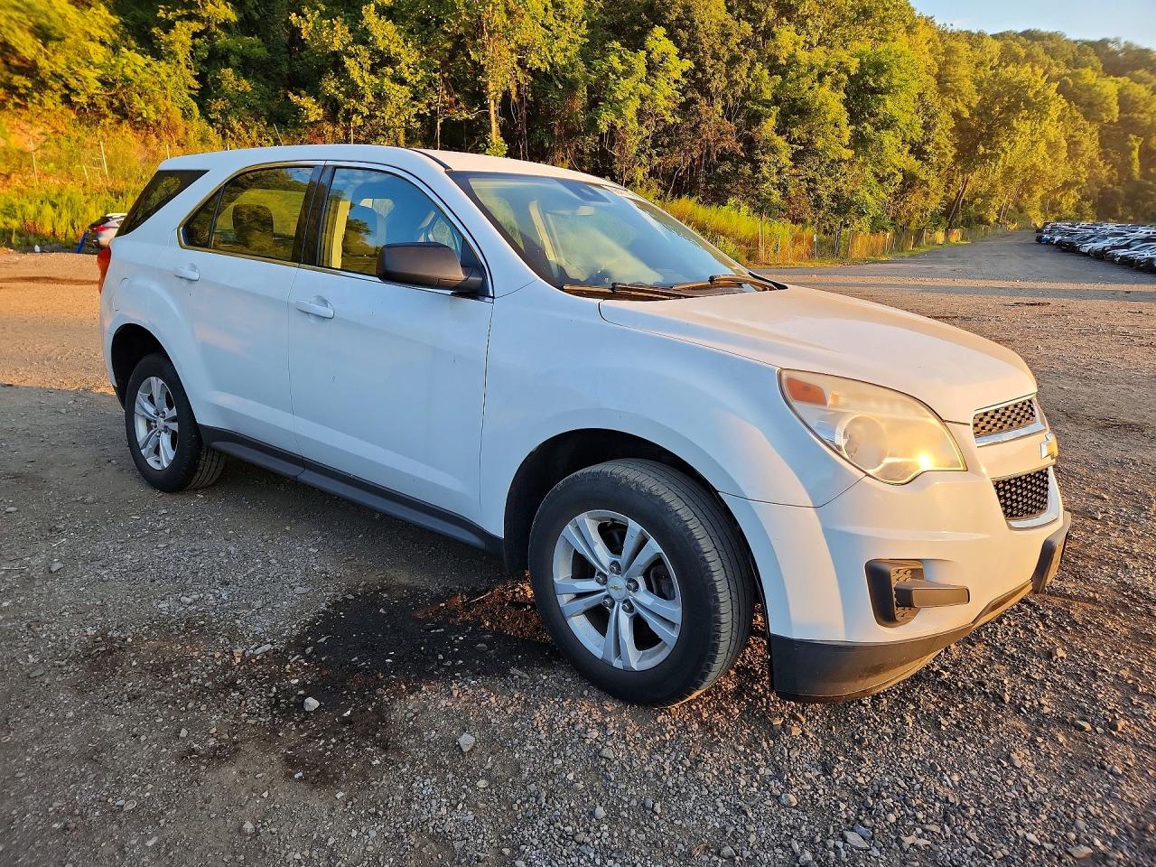 2013 Chevrolet Equinox Ls Белый vin: 2GNALBEK6D1149239