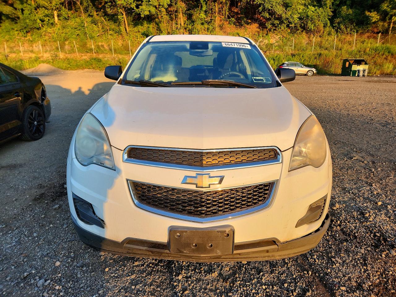 2013 Chevrolet Equinox Ls Белый vin: 2GNALBEK6D1149239
