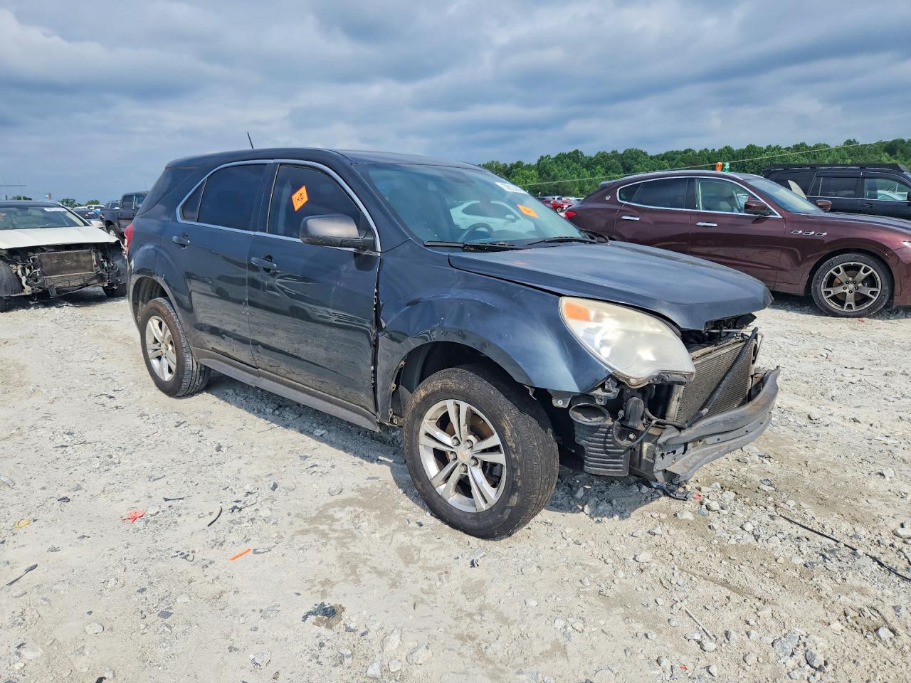 2013 Chevrolet Equinox Ls Серый vin: 2GNALBEK6D1176845